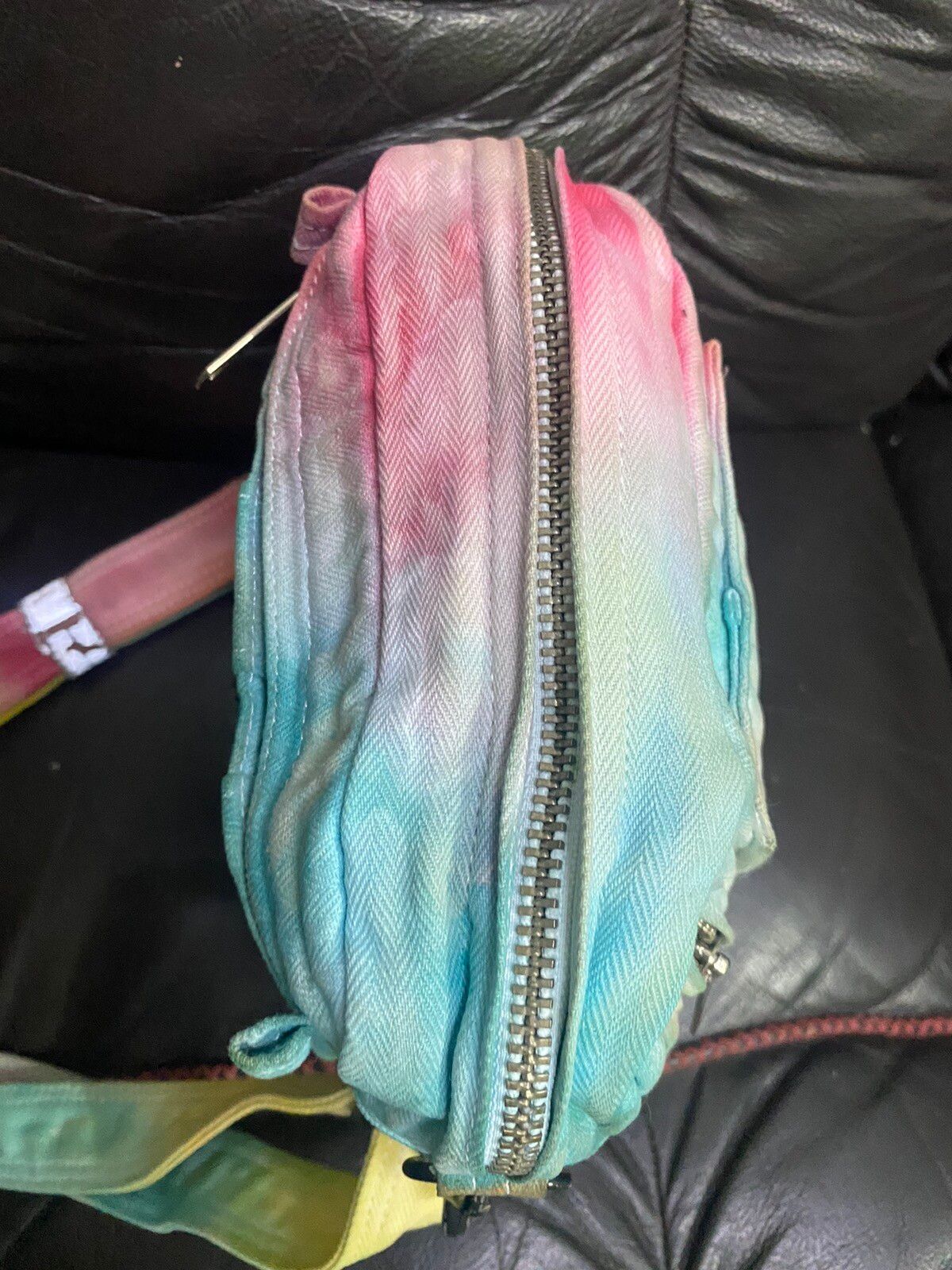 Porter Rainbow Color Cotton Crossbody Bag - 5
