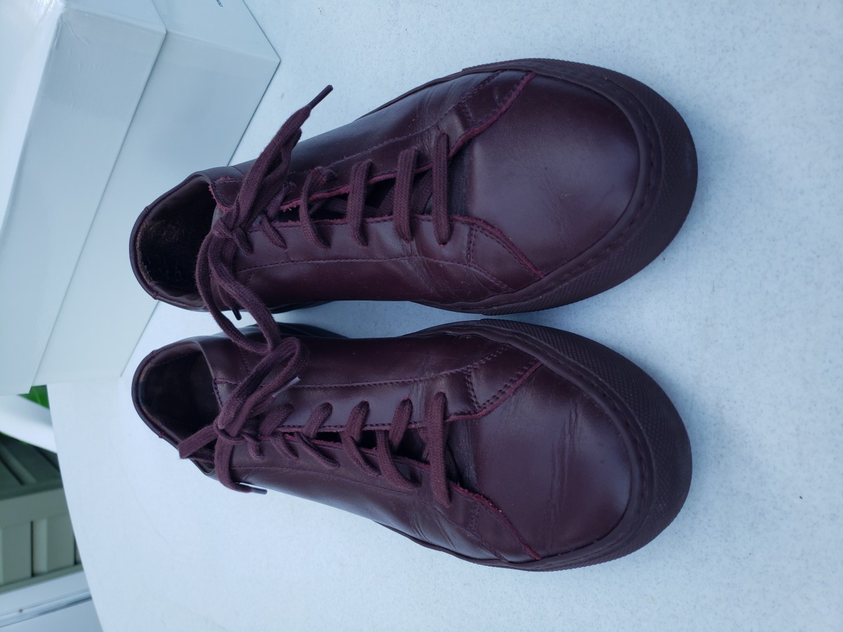 Low Bordeaux Achilles Sneakers - 7