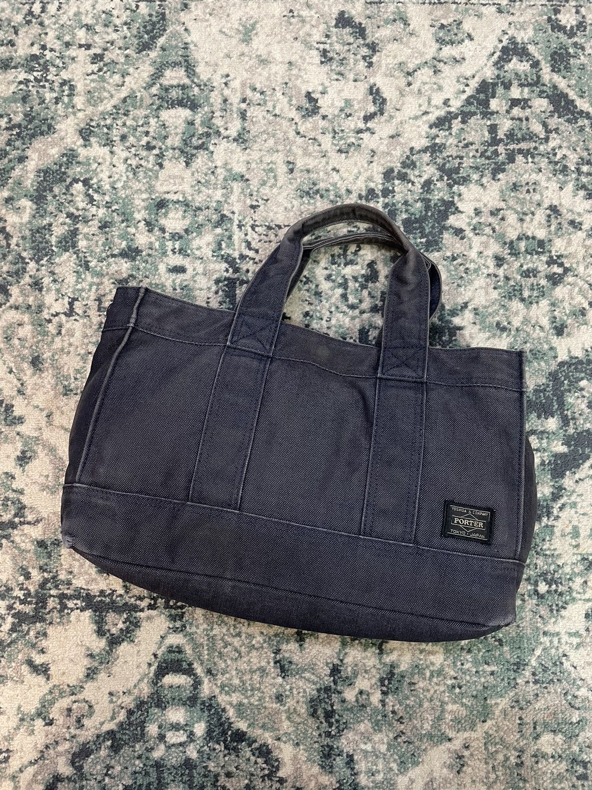 Porter Made In Japan Black Denim Tote Bag Denim Material - 13