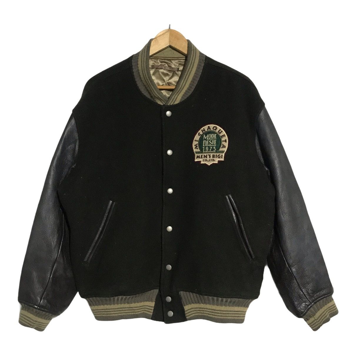 Other Designers Japanese Brand - Vintage men's bigi wool bomber