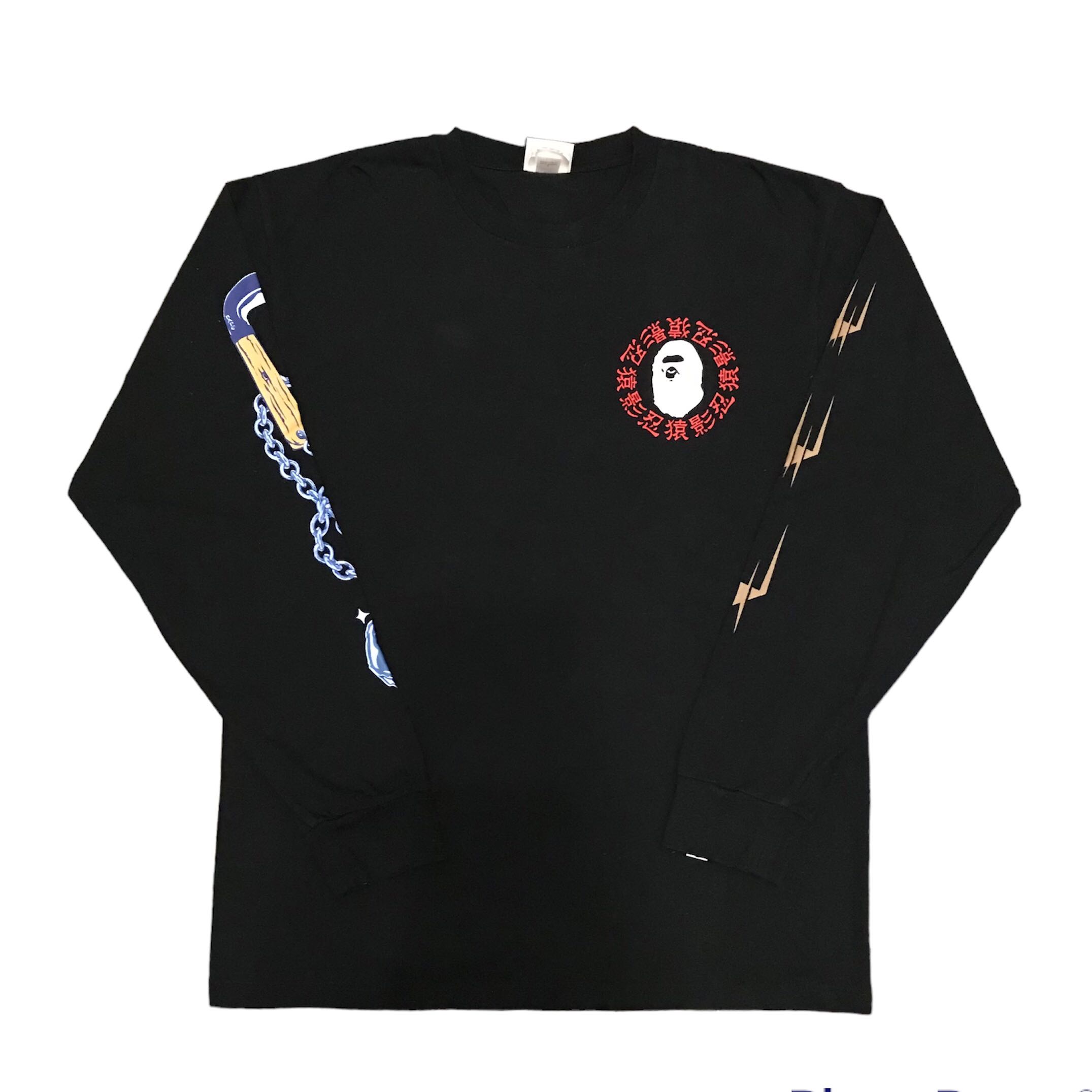 🔥Bape Ninja tee long sleeve 🥷🏻 - 1