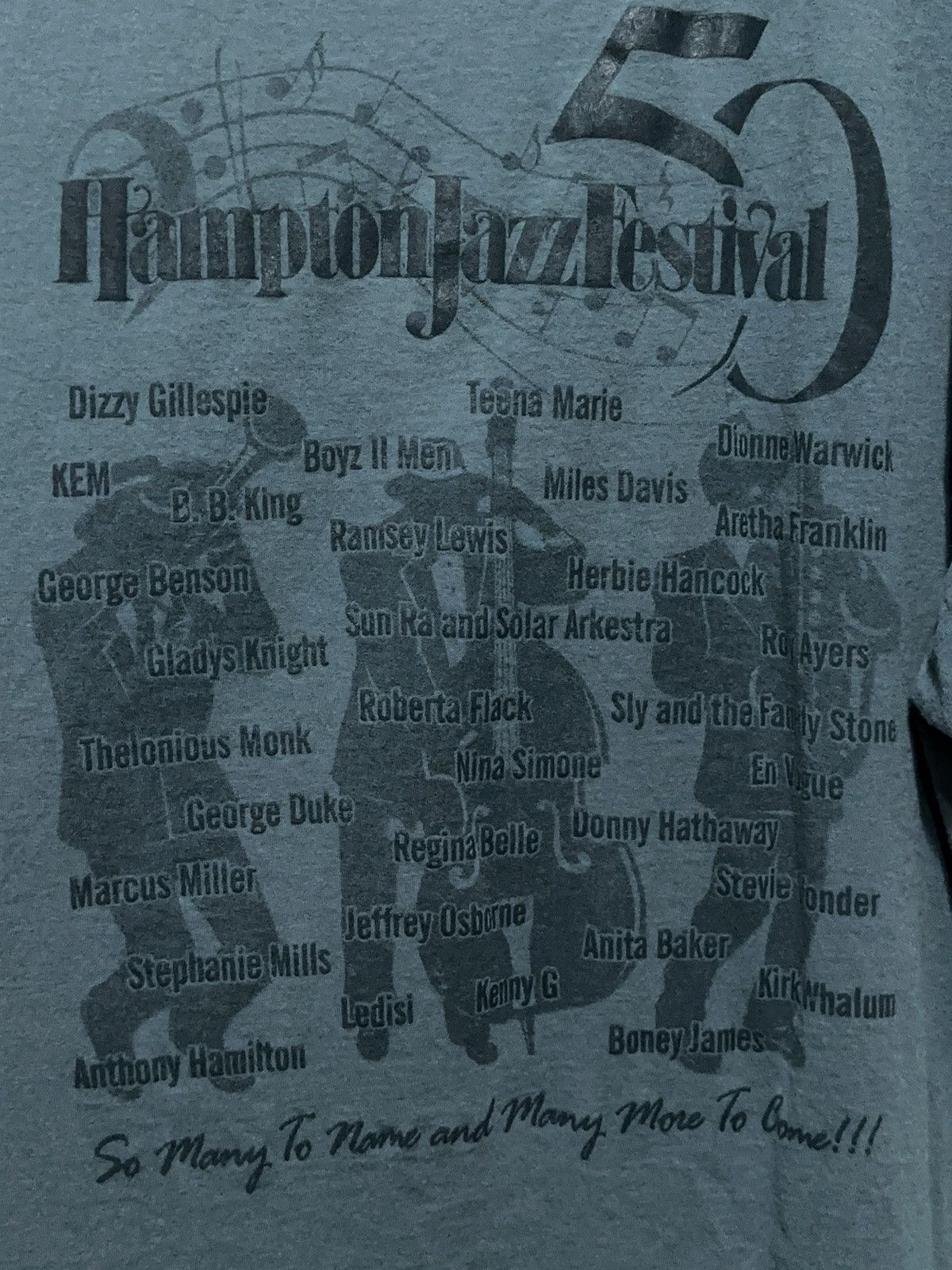 Vintage - 50th Jazz Festival T-Shirt XL Event Promo Tee Erykah Badu - 4