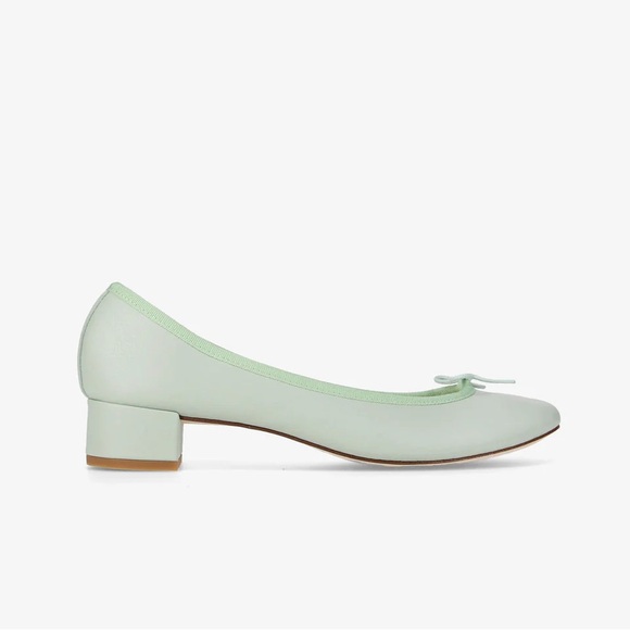 Repetto Camille Ballet Flat Heels Aqua Green EU 36 - 1