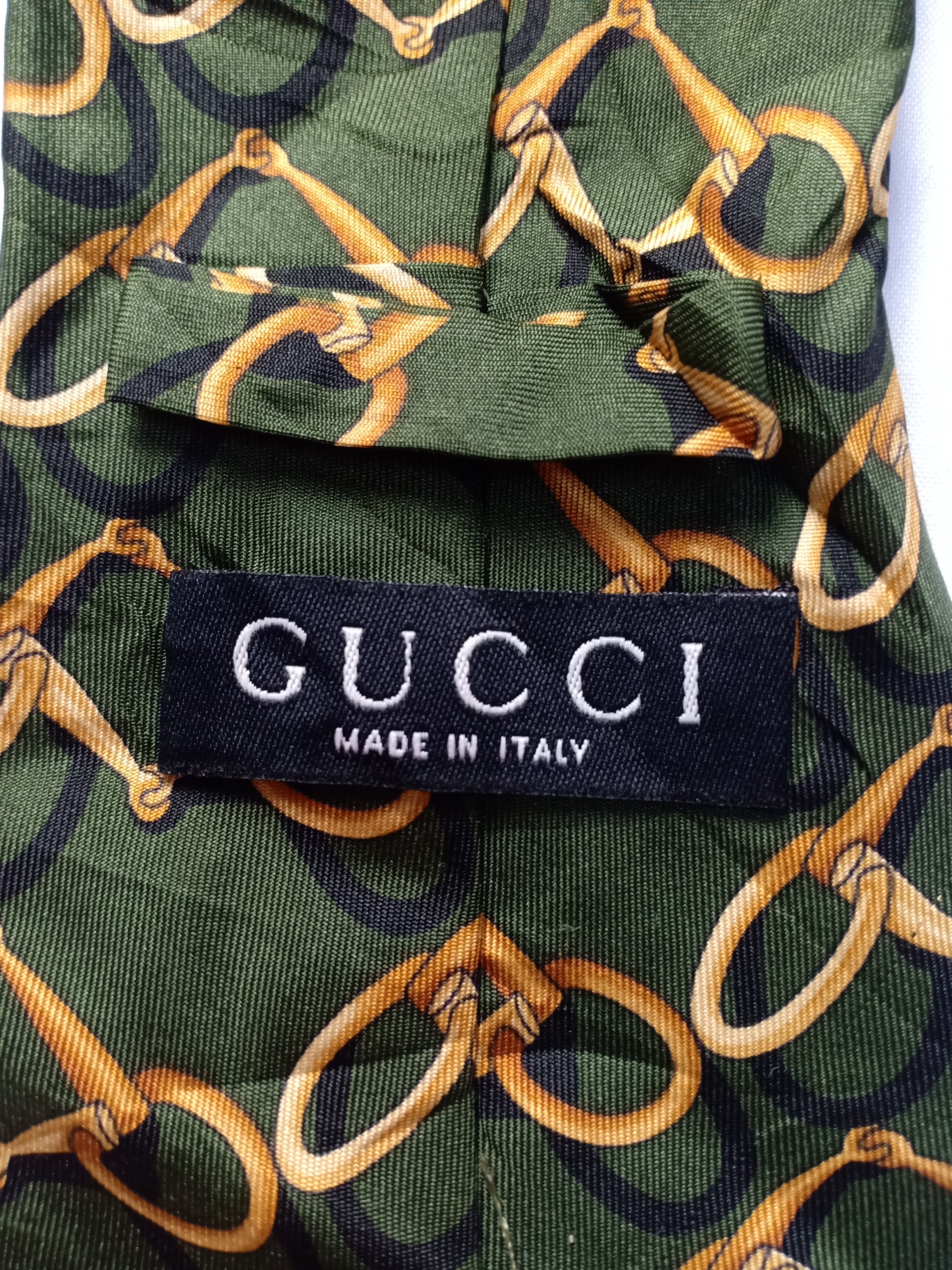Gucci Neck Tie Big GG nice pattern monogram striped - 3