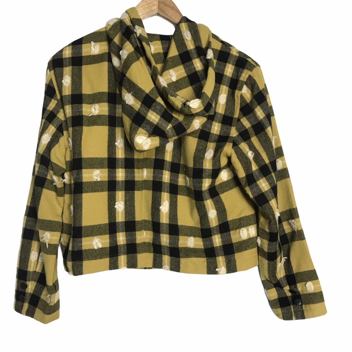 Vintage Issey miyake hooded wool crop jacket - 3