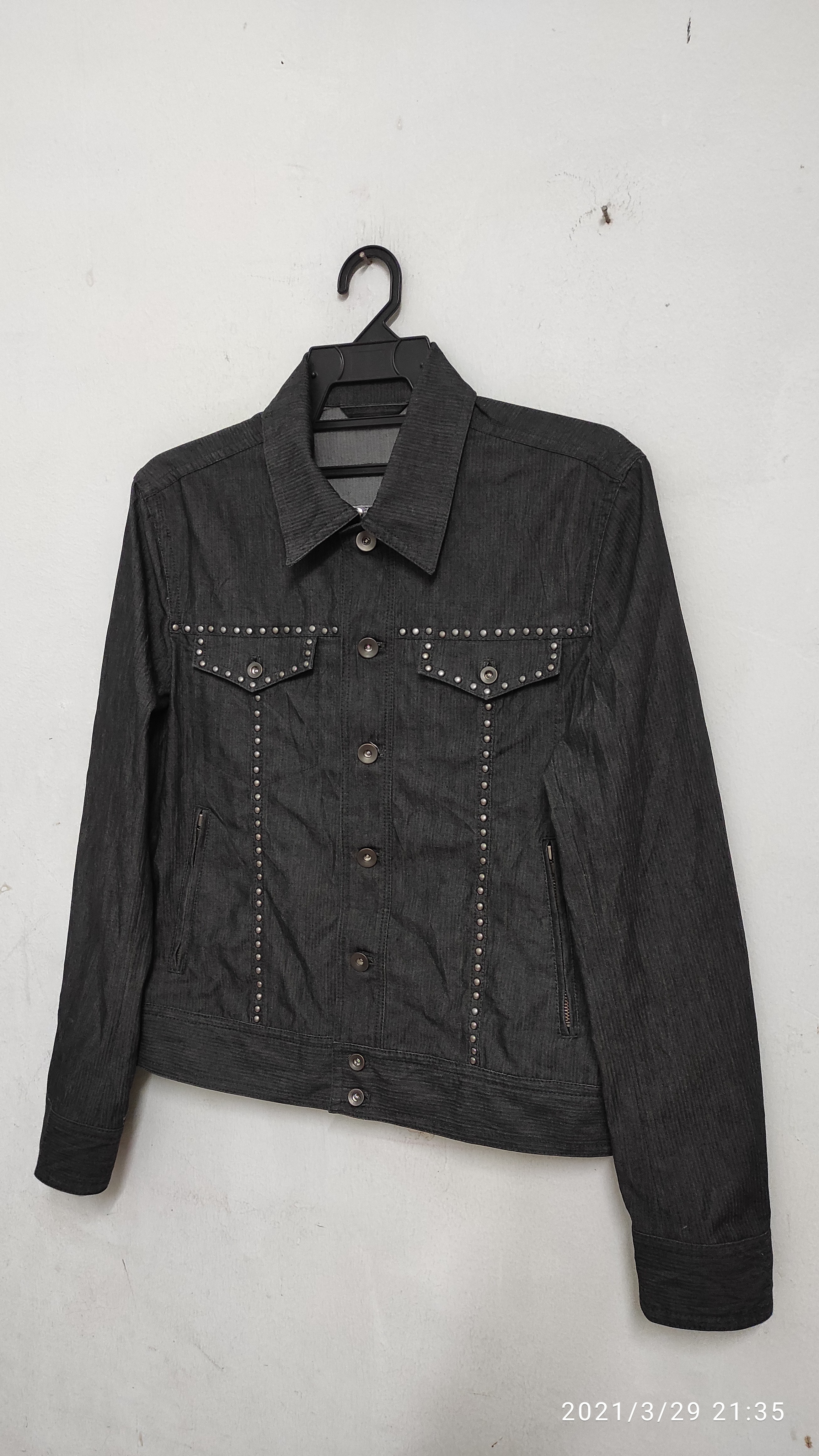 Japanese Brand - Archive Custom Culture Studs denim light Jacket - 7