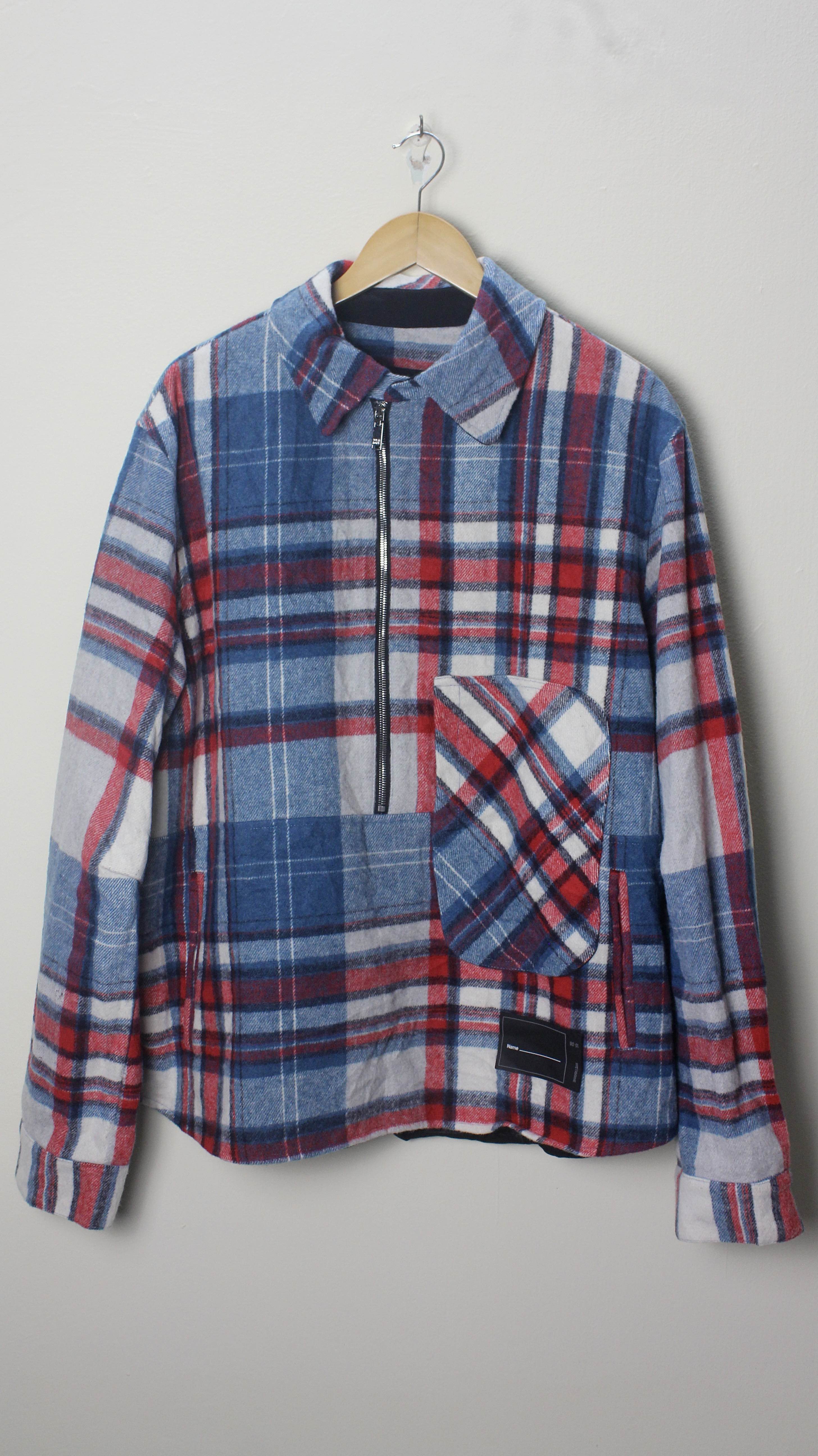 We11done - Checked Wool Shirt Multicolor Plaid Jacket Justin Bieber - 5