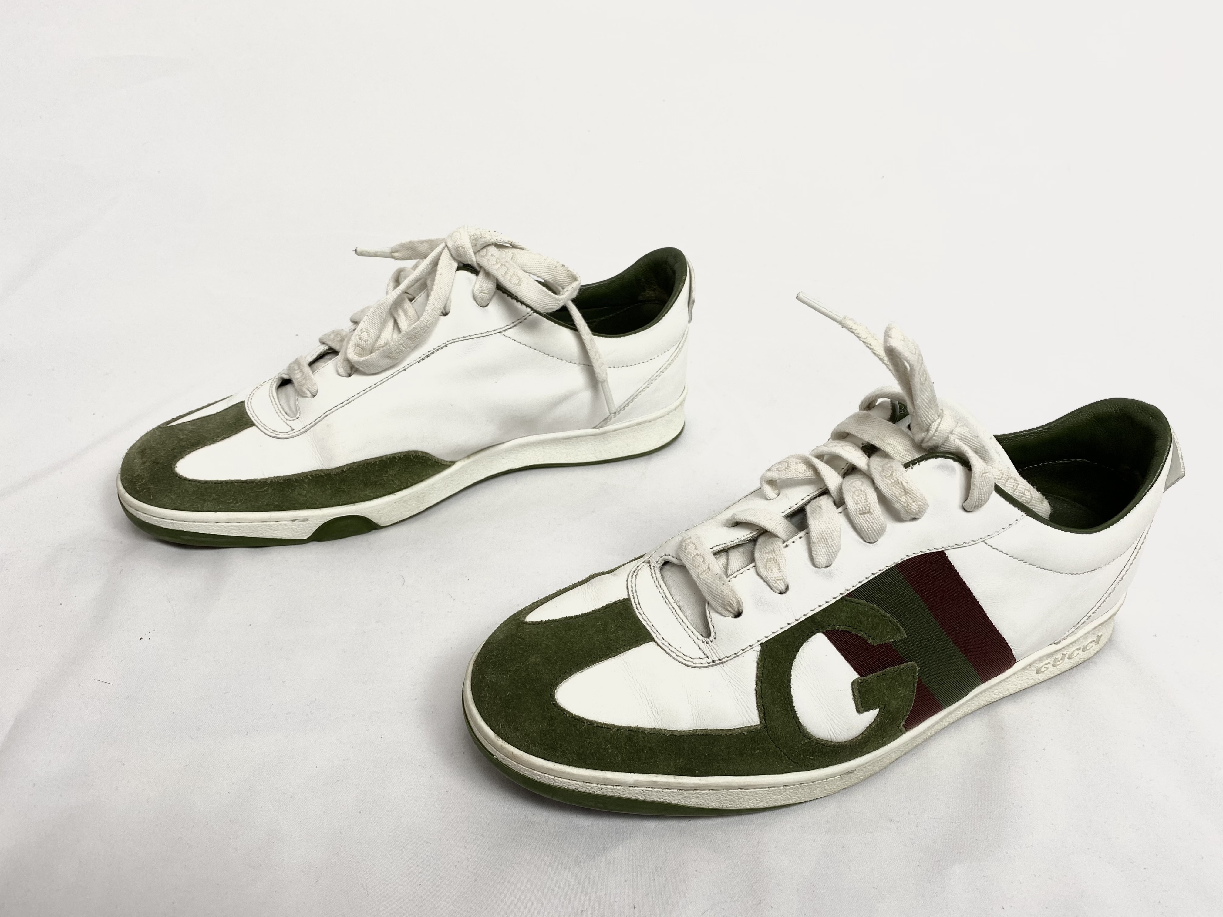 Gucci leather sneakers - 1