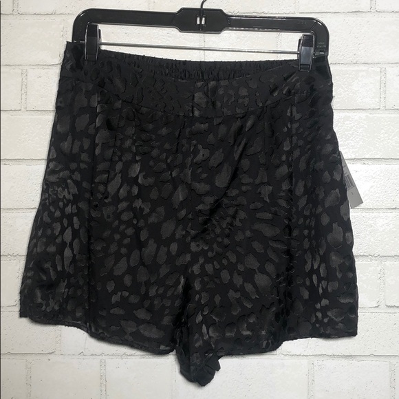 Good American Midnight Leopard Burnout Shorts - 6