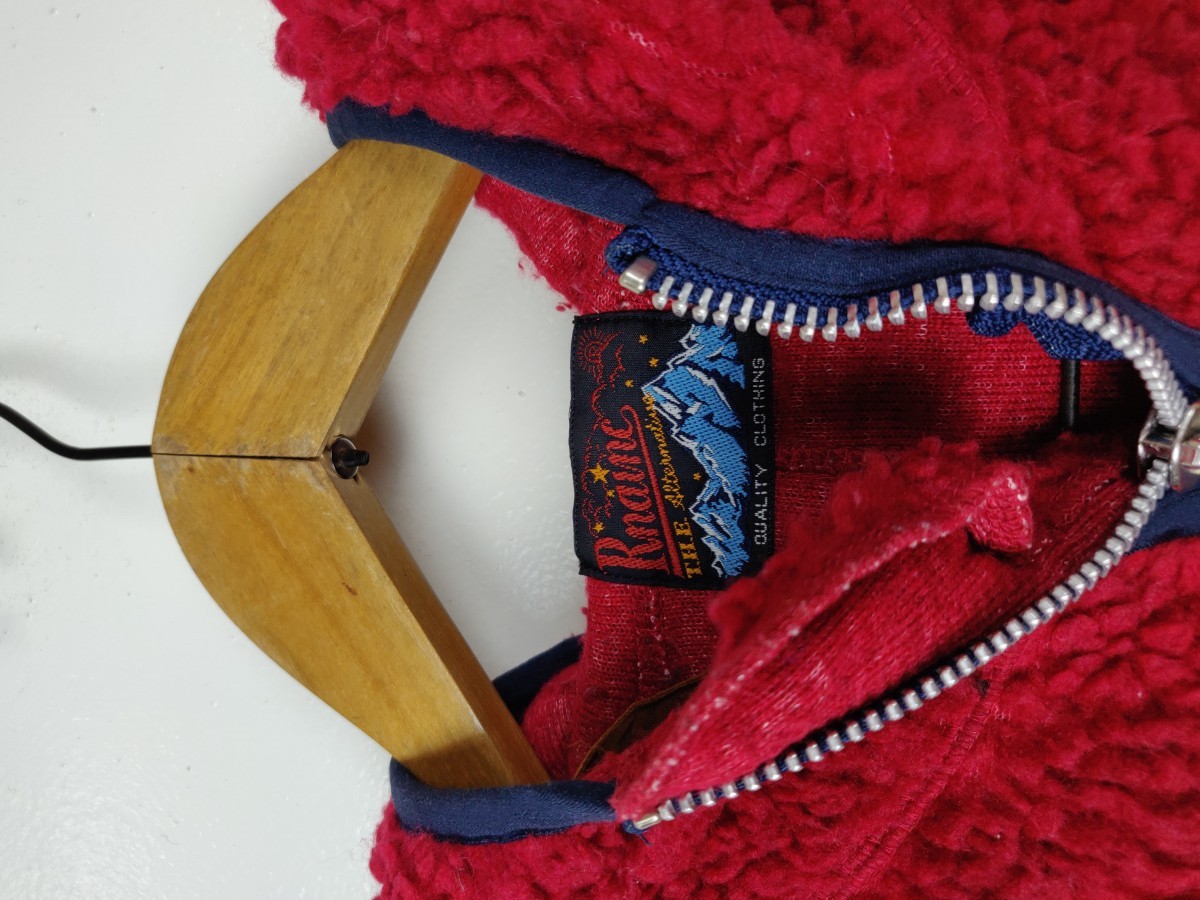 Japanese Brand - Rnainc. Japan Sherpa Hoodie Retro Vest Jacket Outerwear - 6