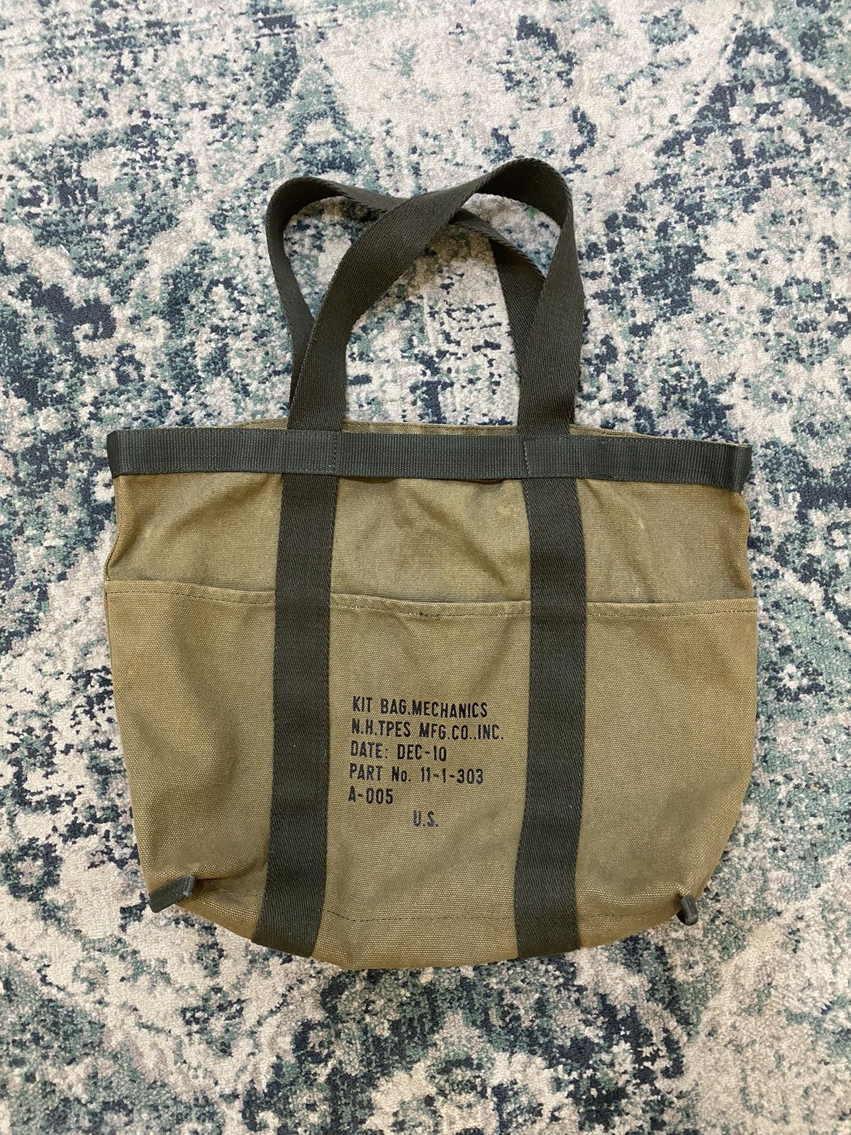 N. Hoolywood Japan Army Mechanic Kit Canvas Bag - 4