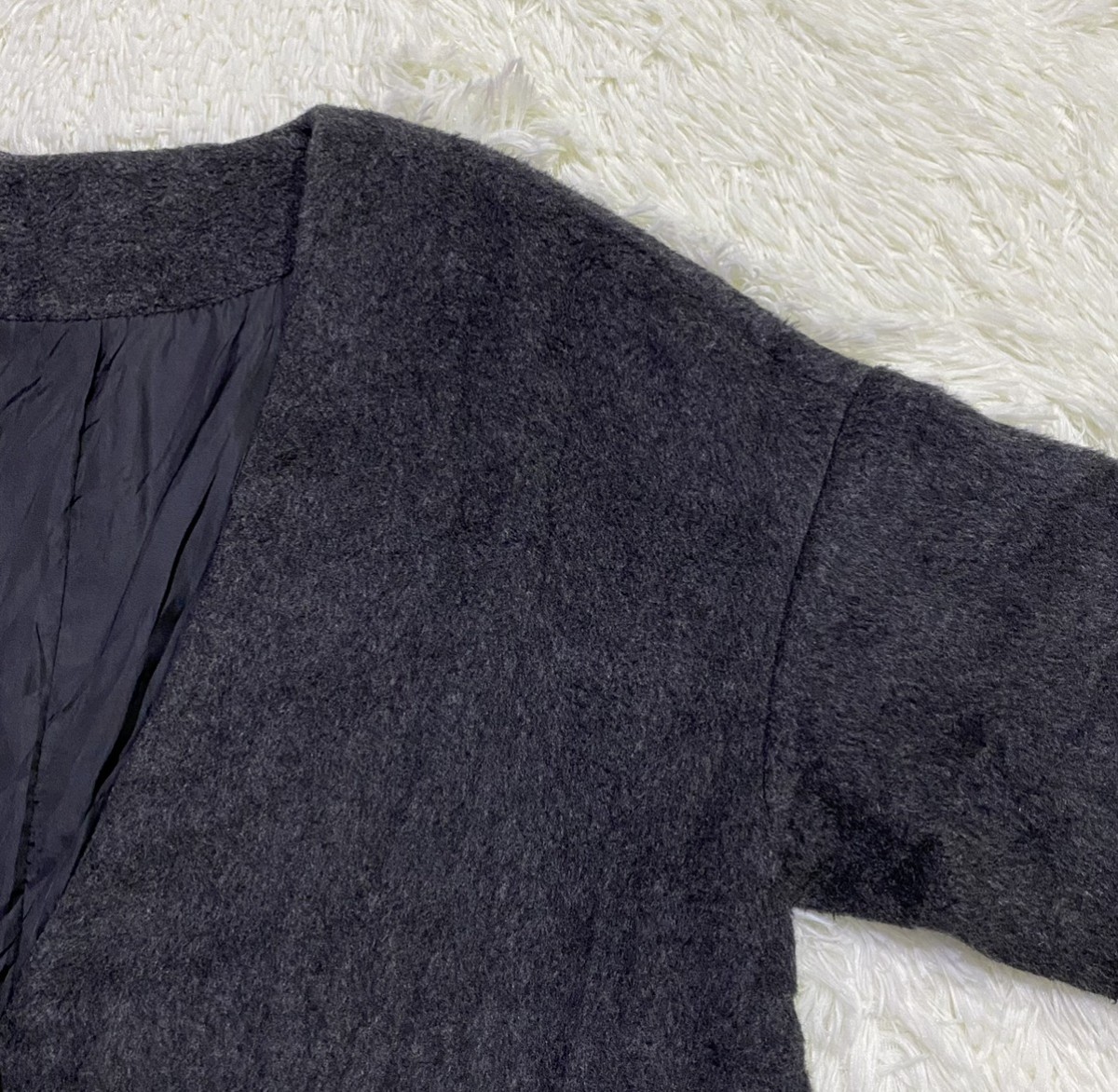 Cardigan - W Closet Single Snap Button Long Cardigan Jacket - 4