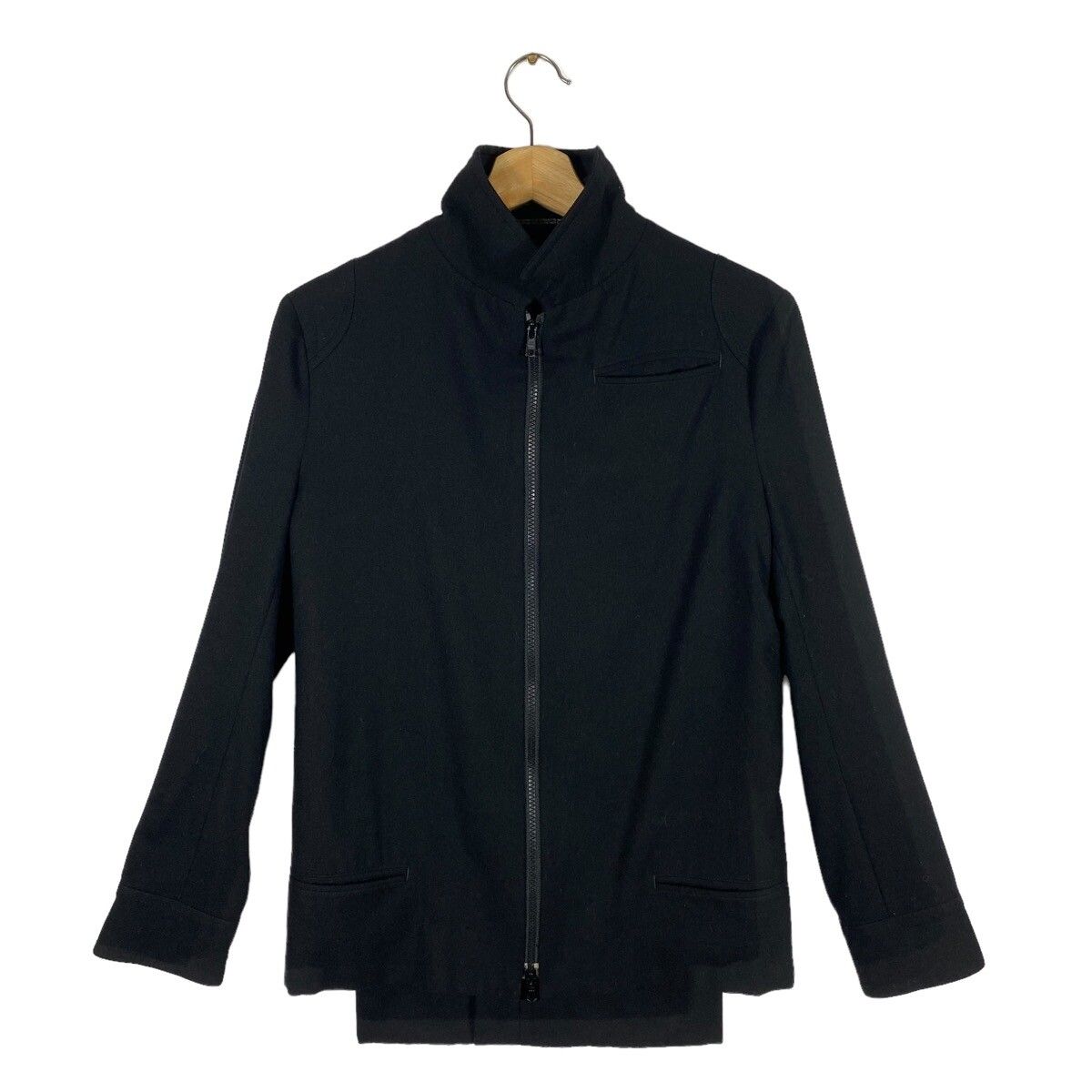 Vintage 90s Y's Yohji Yamamoto Wool Jacket Zipper Size 1 - 2