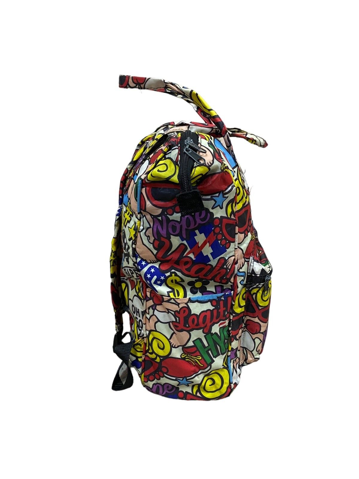 Vtg🔥Hysteric Mini All Over Print Characters 2 Way Backpack - 11