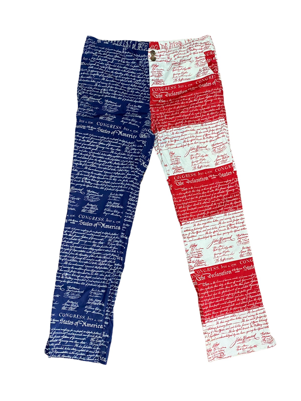 Designer - Archive Newspaper Design pants hype dope - 1