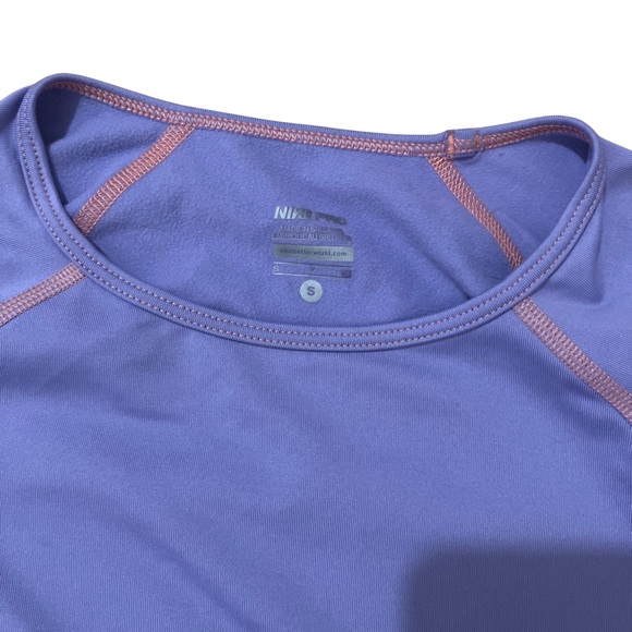Nike Light Purple Fleece-Lined Long Sleeve Top - 4
