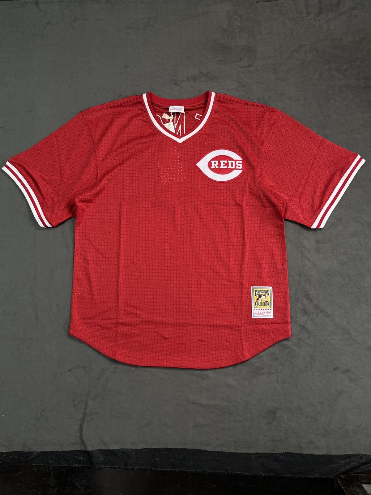 Mitchell & Ness - Mitchell&Ness Johnny Bench Cincinnati Reds 1983 Jersey XL - 1