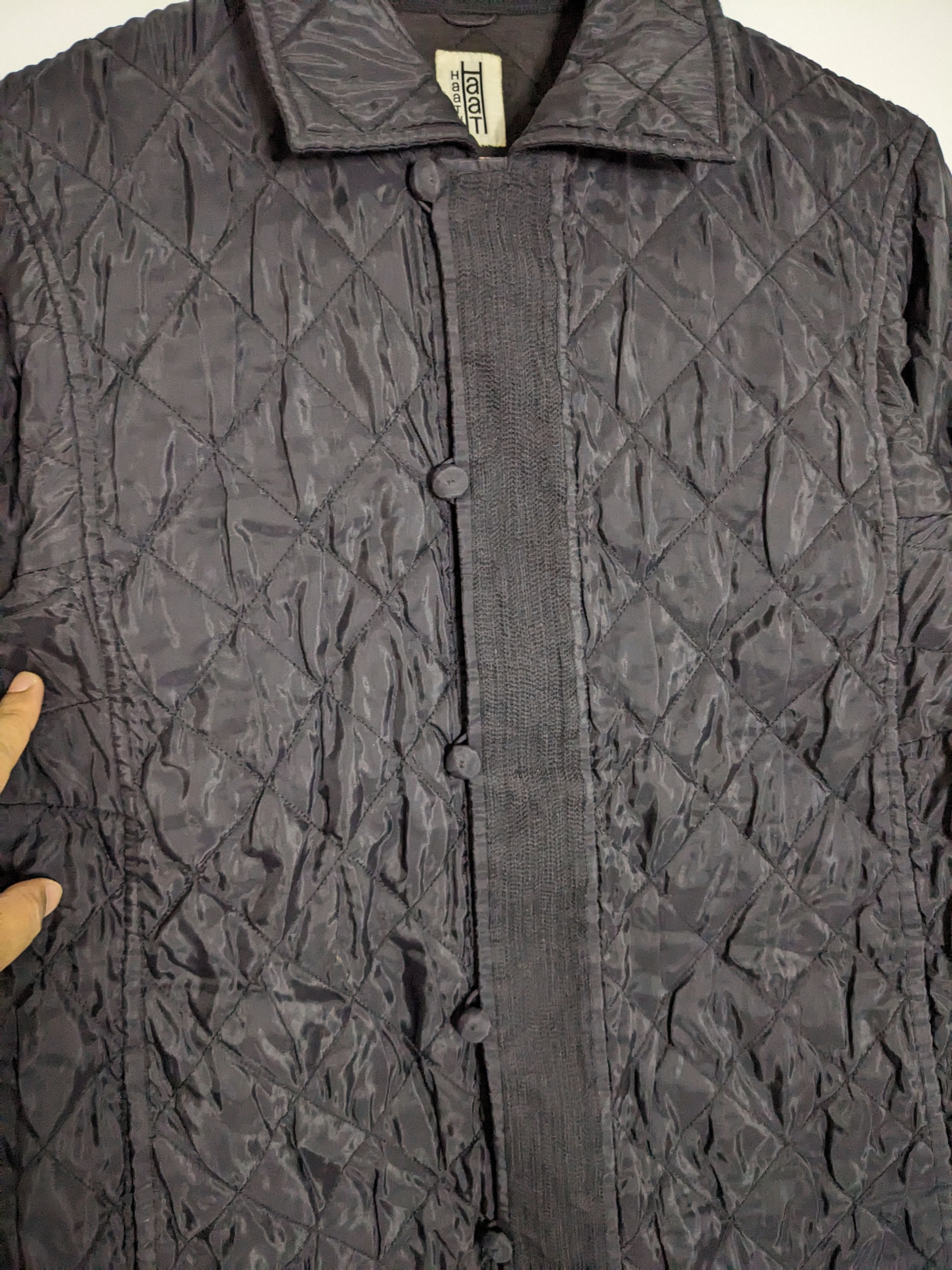 Issey Miyake HaaT Womens Quilted Jacket Black Nylon Japan - 3