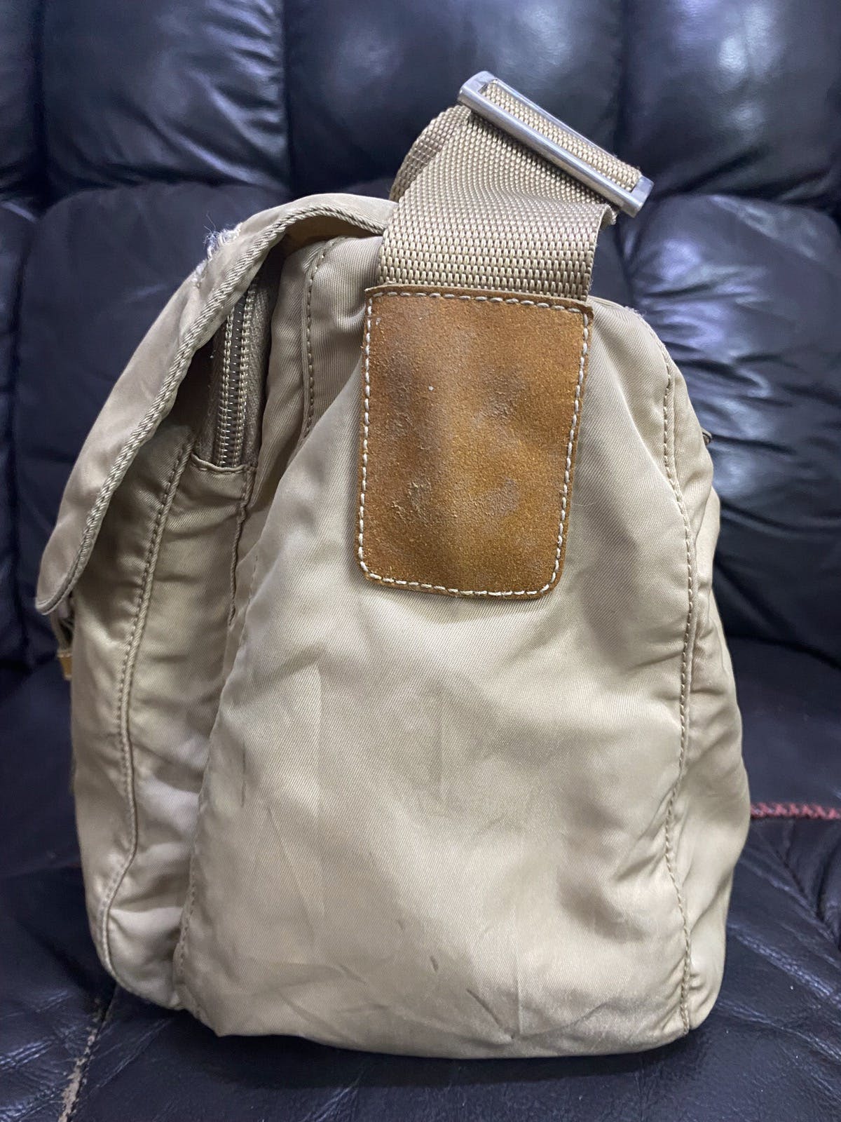 Authentic Prada Tessuto Nyalon Messenger Shoulder Bag - 8