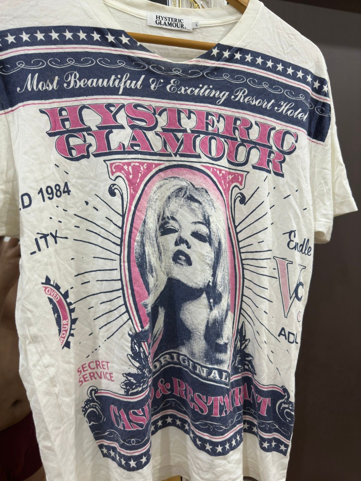 Hysteric Glamour Secret Service Girl Full Print Tshirt - 10