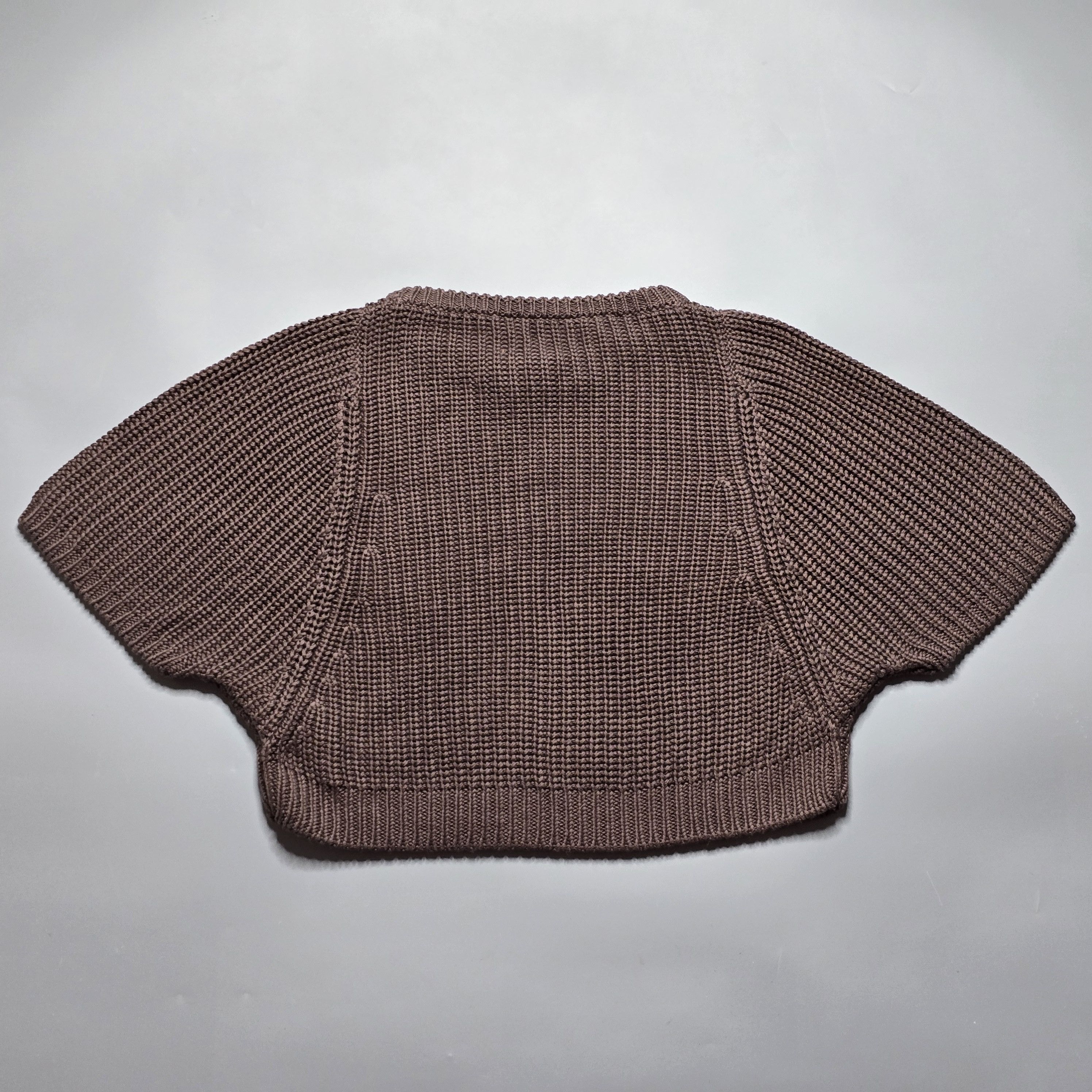 Brunello Cucinelli - Chunky Knit S/S Cropped Sweater - 2