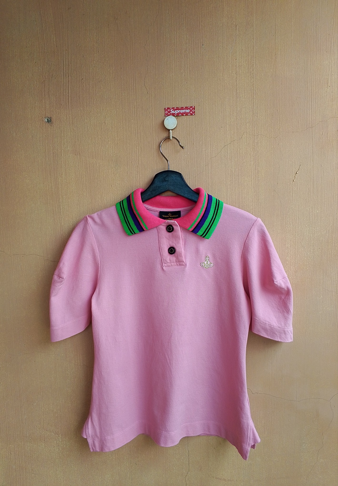Vivienne Westwood anglomania pink polo shirt - 5