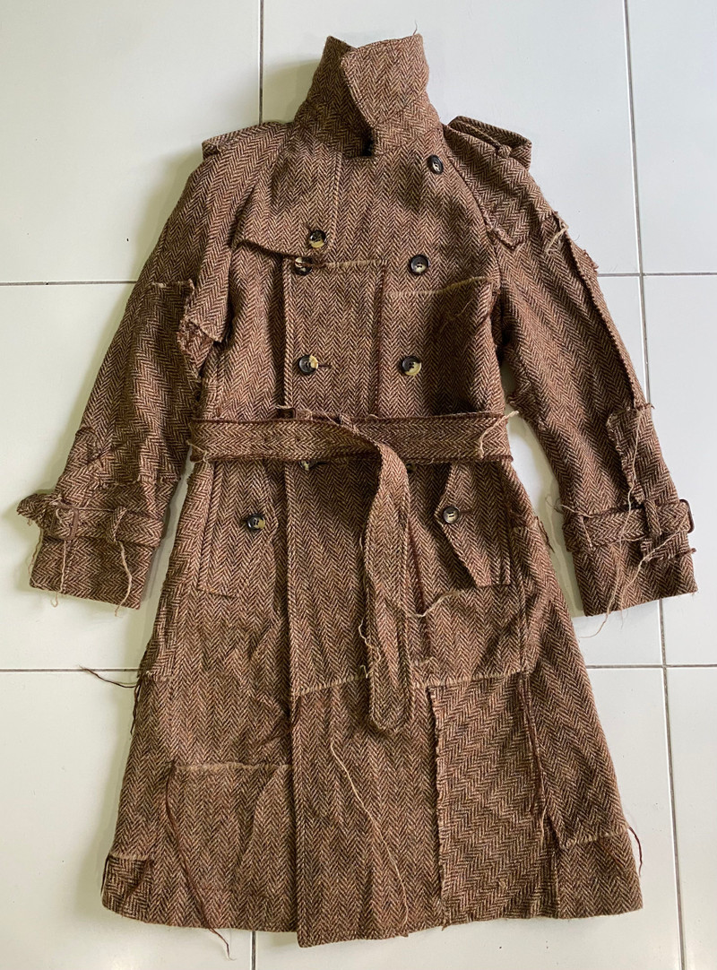 Junya watenabe patchwork trench coat - 1