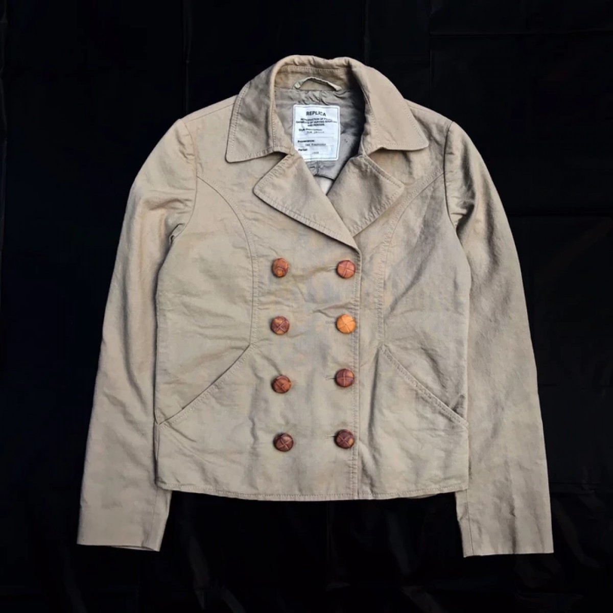 Authentic 1968 Reproduction Replica Pea Jacket - 1
