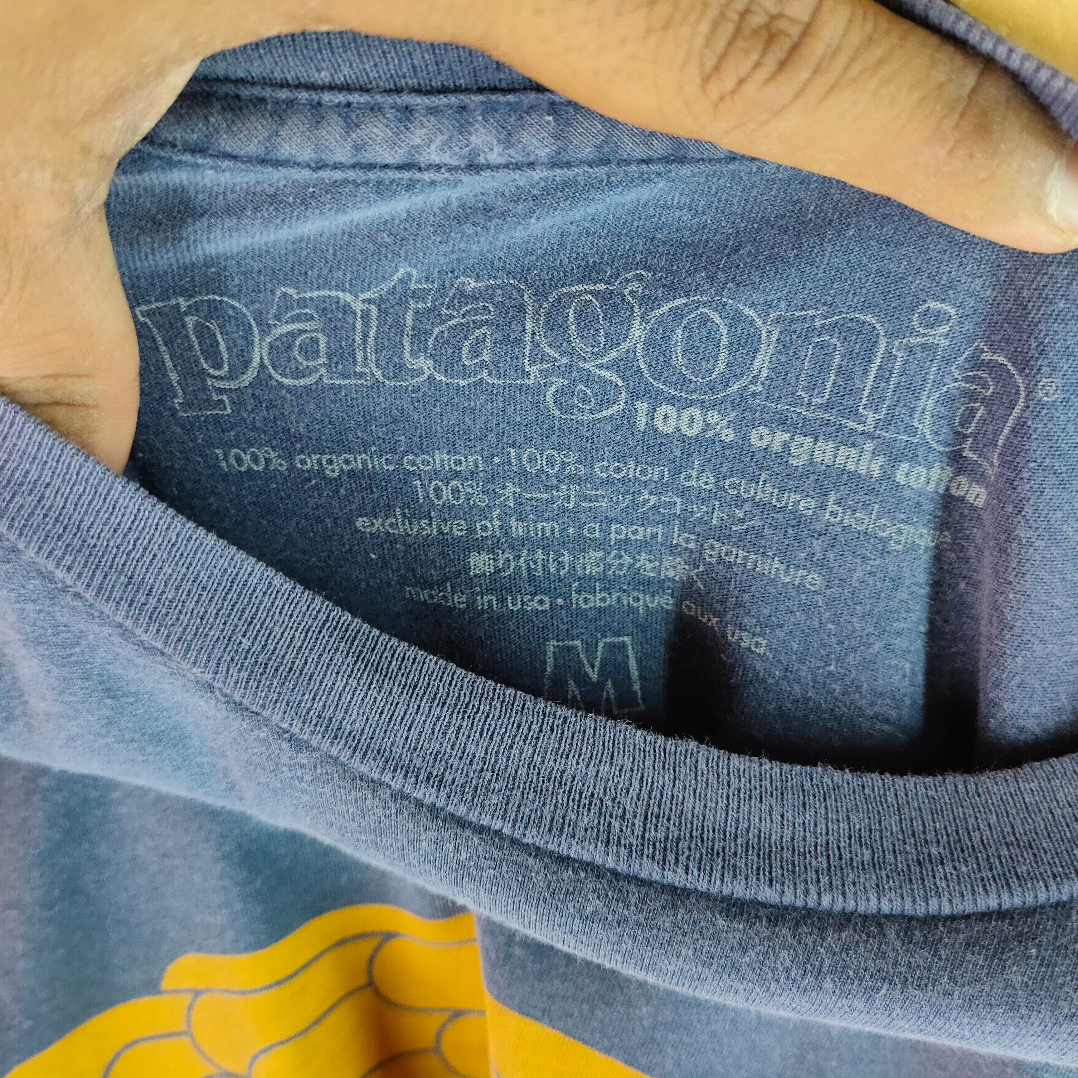 PATAGONIA Made in USA FLYING FEET Organic Cotton Shirt - 4