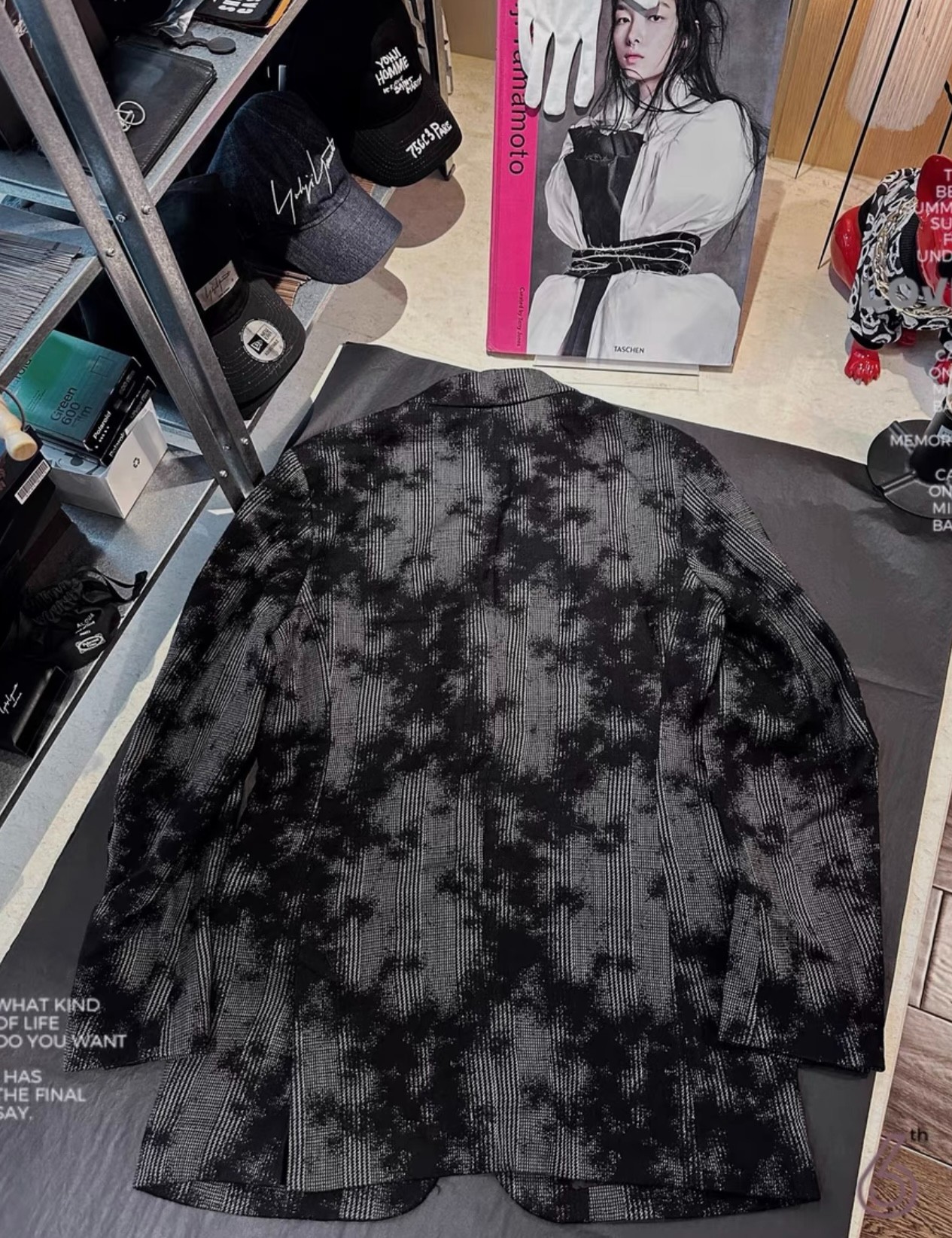 Yohji Yamamoto BlackScandal 2019SS black scandal splash ink deconstruction suit - 4