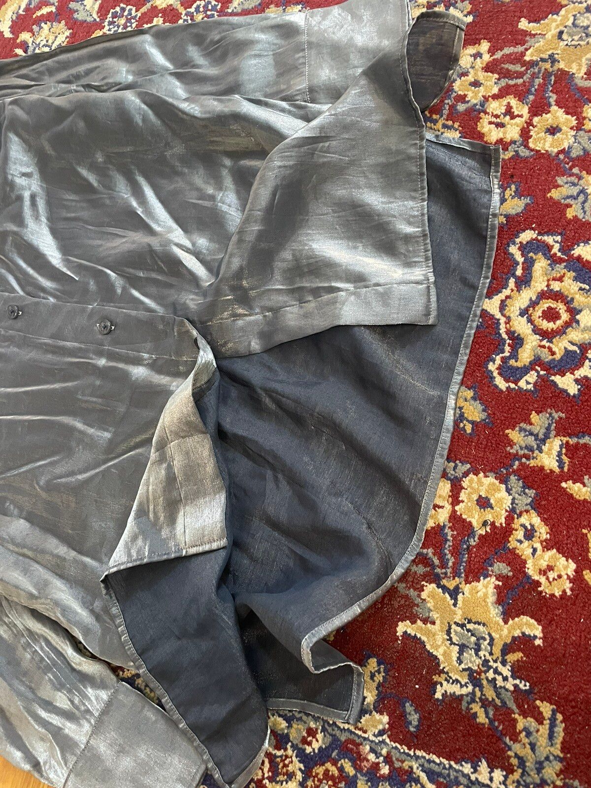 S/S 2002 Yves Saint Laurent Silver Shirt - 8