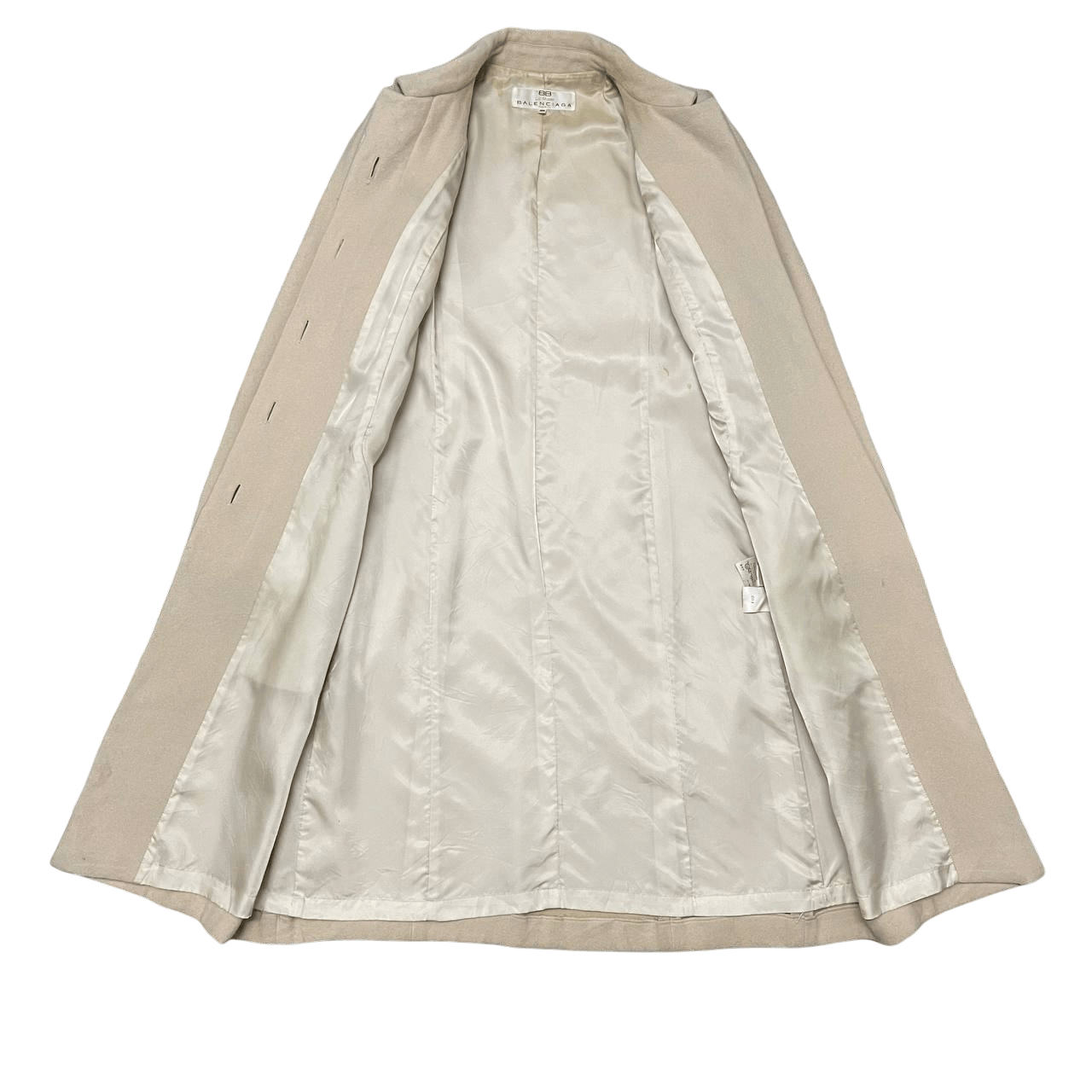 Balenciaga Paris Wool Long Coat - 9