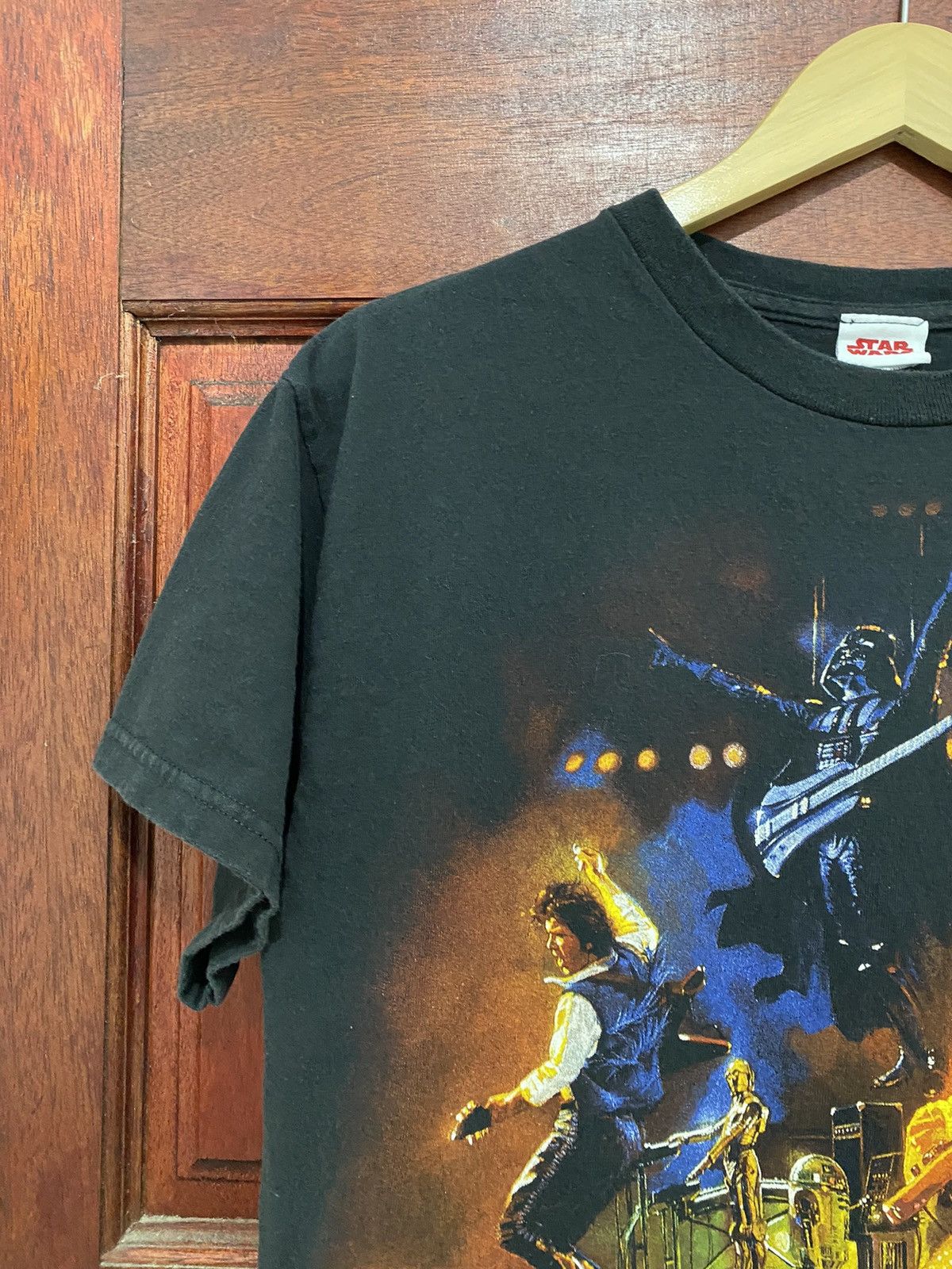 Vintage Y2K Star Wars Rock Band Concert Movie Poster T-Shirt - 4
