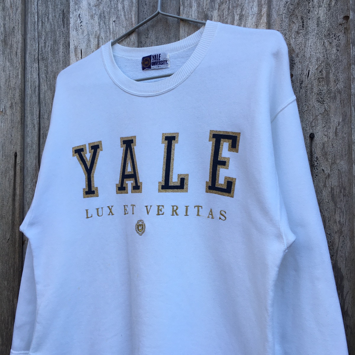 Vintage - Vintage 90’s Yale University Pullover Sweatshirt Big Logo - 3