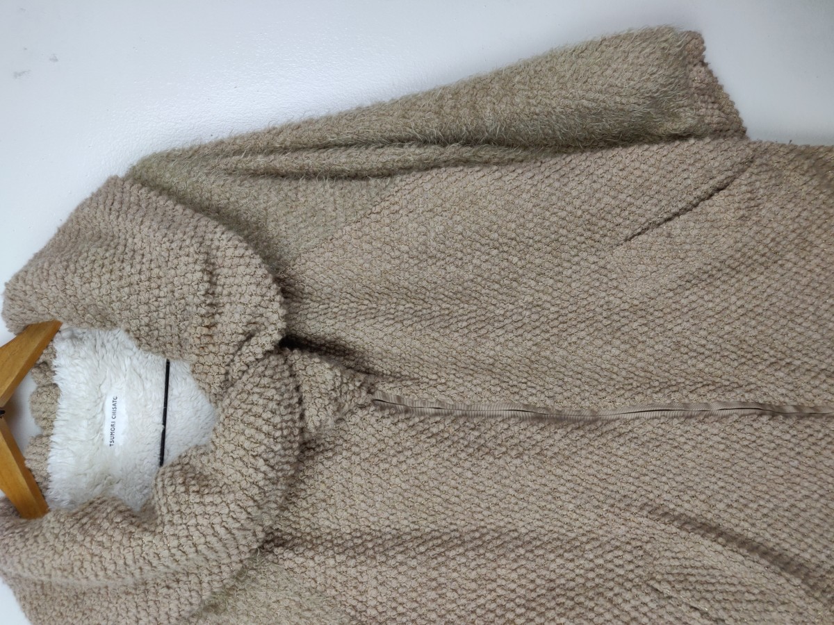 Designer - Woven Long Coat Winter Jacket - 4