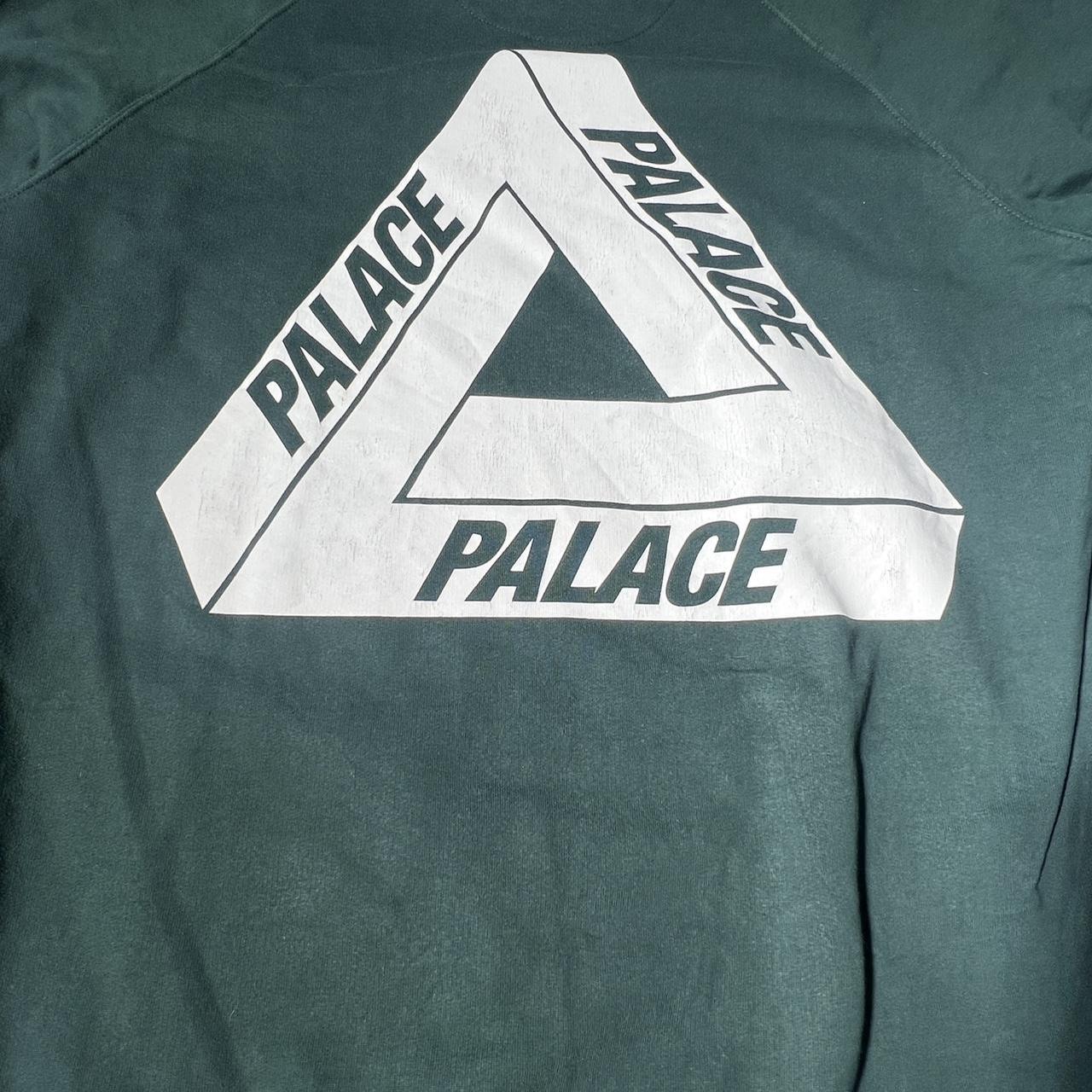 Palace Men's Green and White Sweatshirt - 3