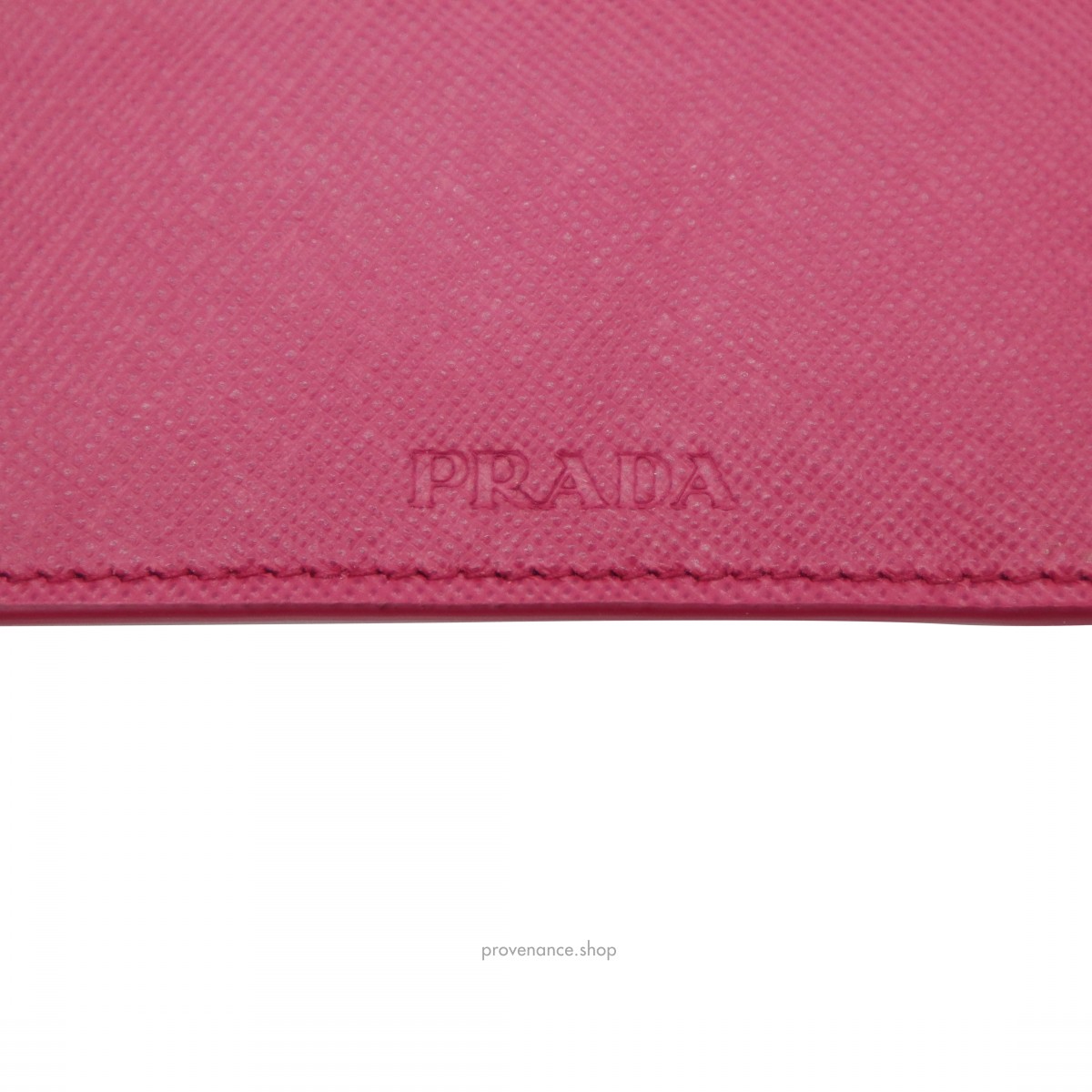 Prada Cardholder - Fuchsia Saffiano Leather - 3