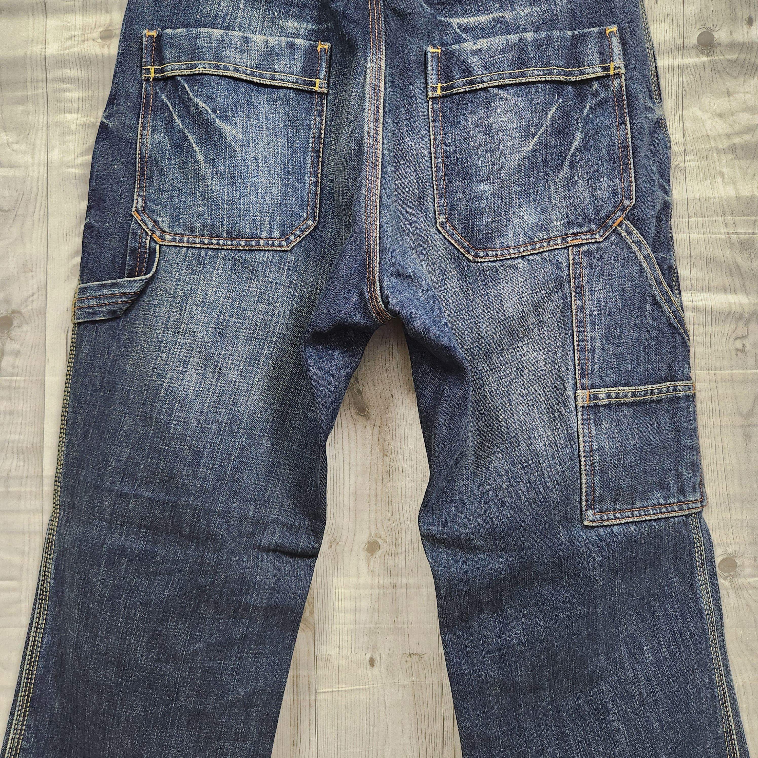 Global Work Denim Four Front Pockets Japanese Indigo Jeans - 13