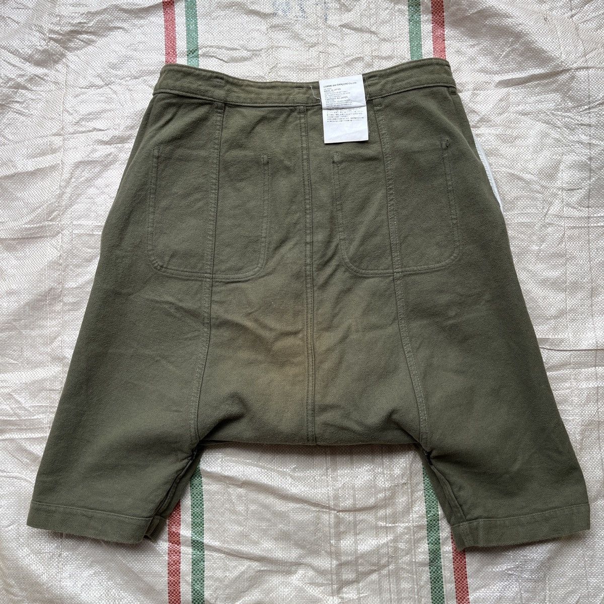 COMME DES GARCONS DROP CROTCH SHORT PANTS RUNWAY - 23