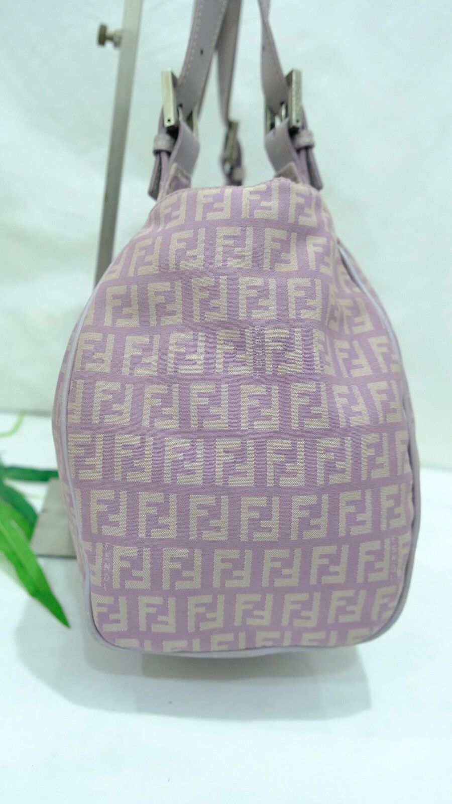 Authentic Fendi shoulder purple bag - 5