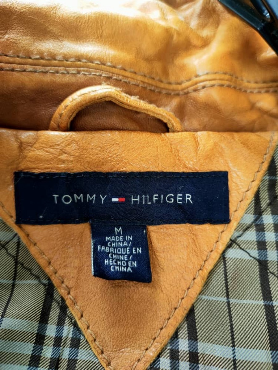 Branded Leather - Tommy Hilfiger Leather Jacket - 6