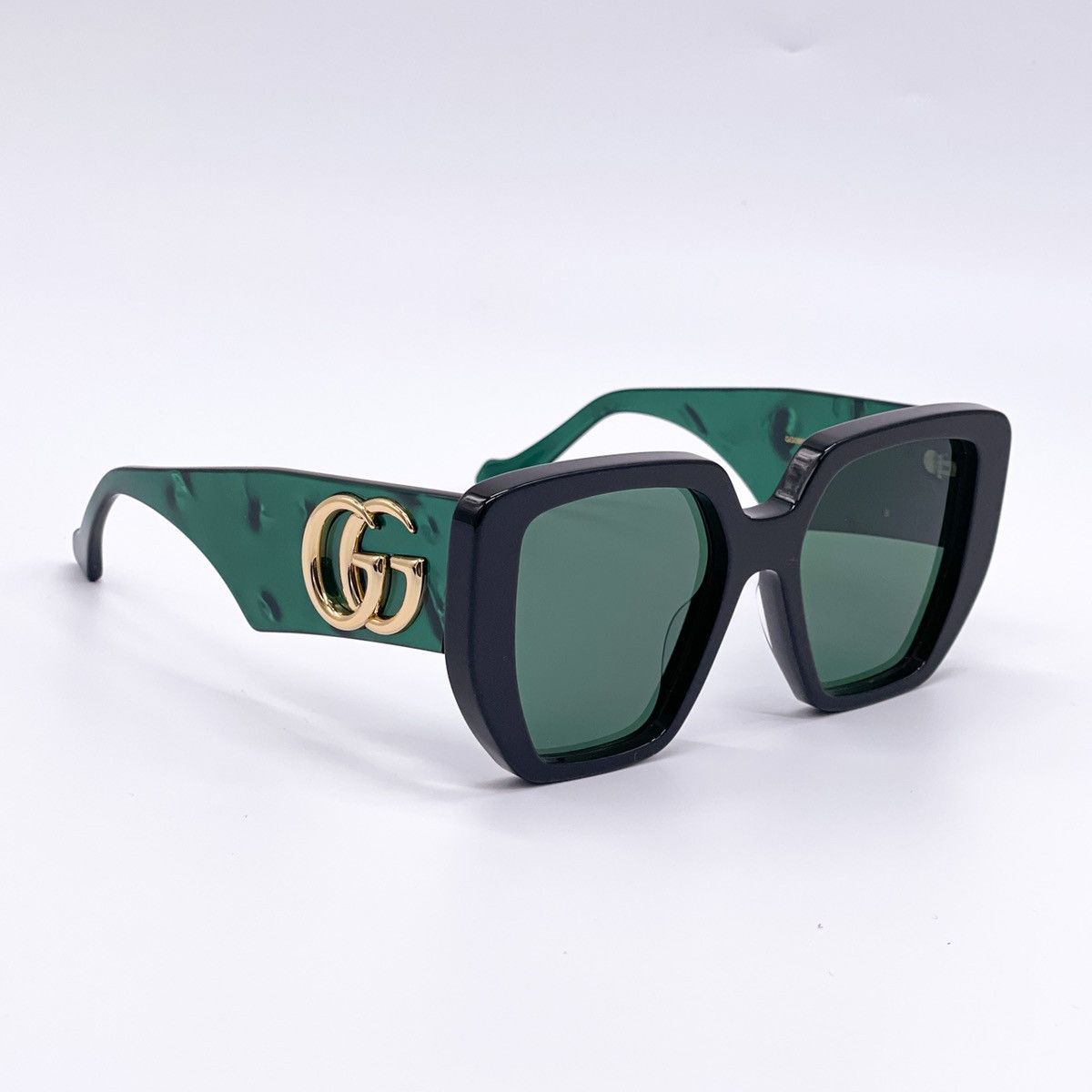 NEW GUCCI GG0956S 001 BLACK GREEN WOMEN’S SUNGLASSES GUCCI - 10