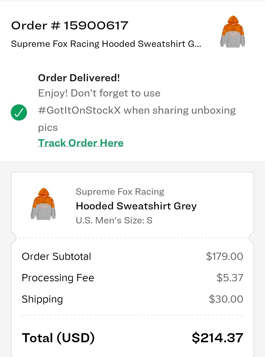FW2020 Supreme x Fox Racing Hooded sweatshirt - 2