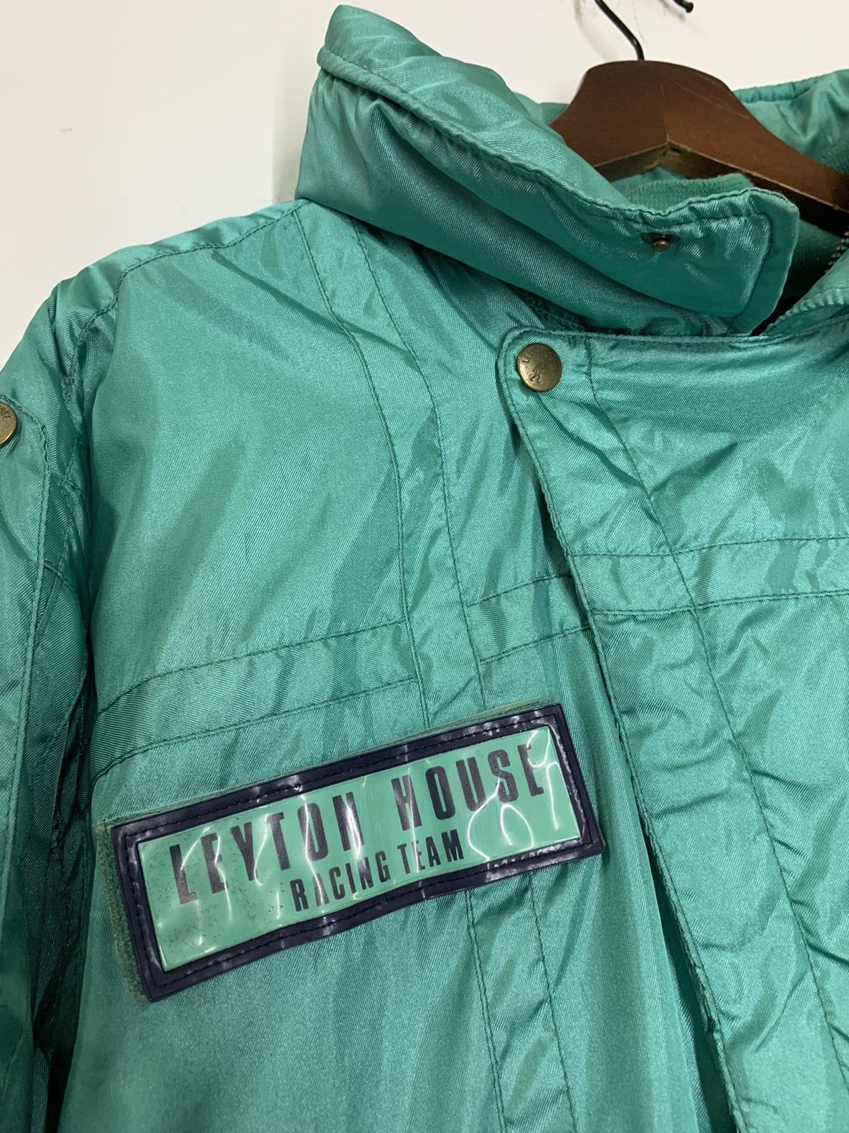 Vintage LEYTON HOUSE RACING Team Bomber Jacket - 3