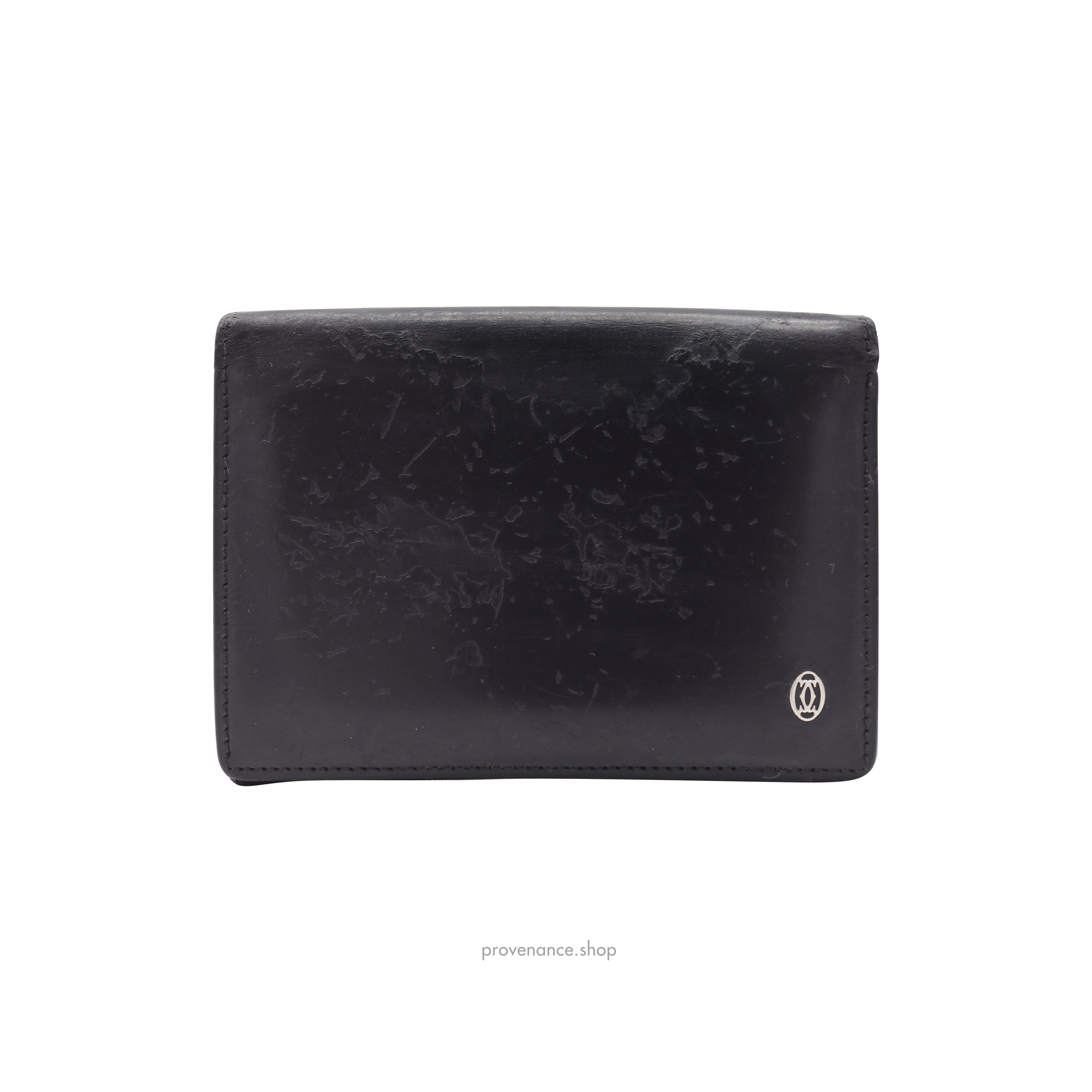 Cartier Pocket Organizer Wallet - Black Leather - 1