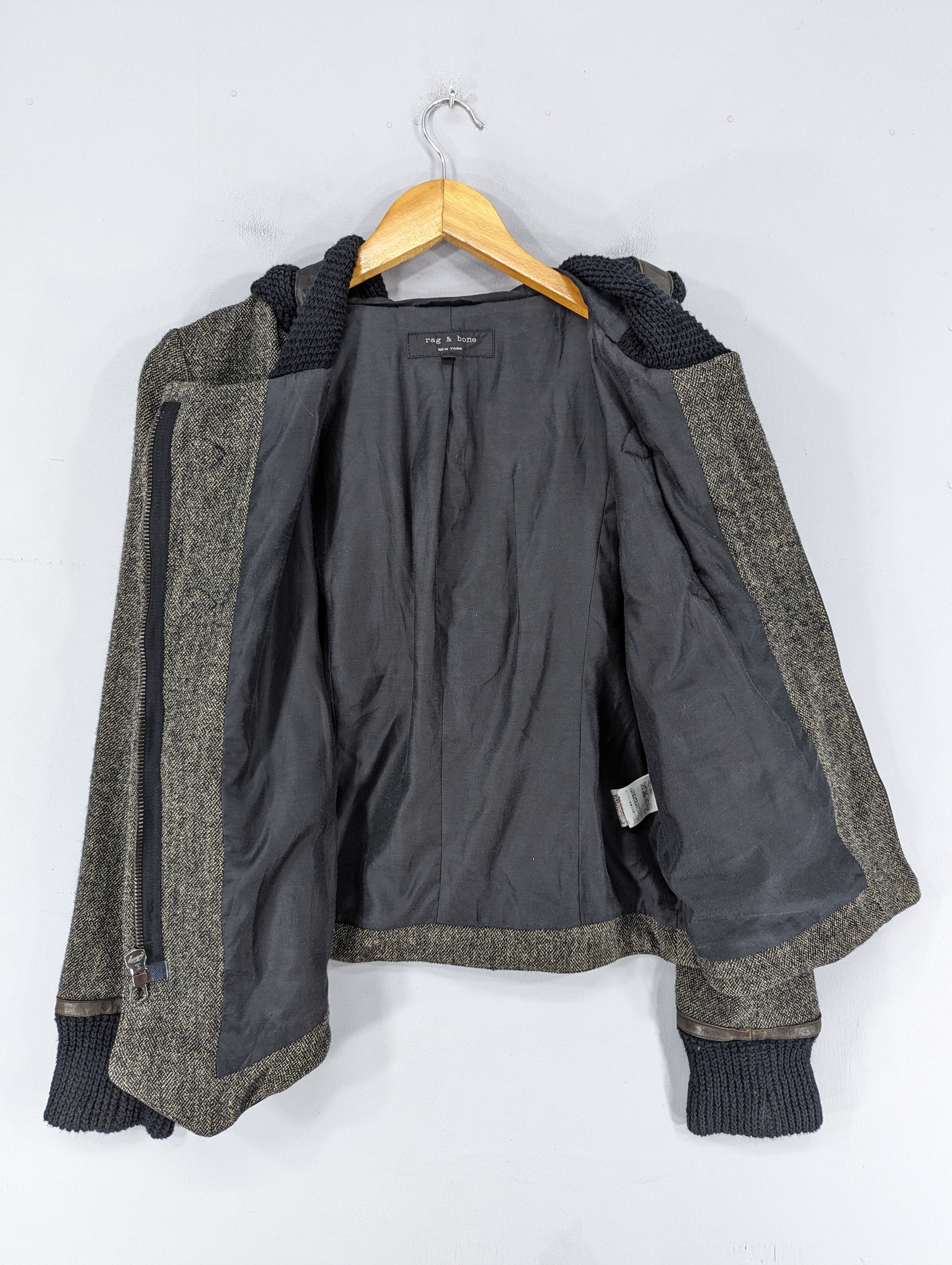 🔥RARE🔥Rag & Bone Wool Zipper Hooded Jacket - 9