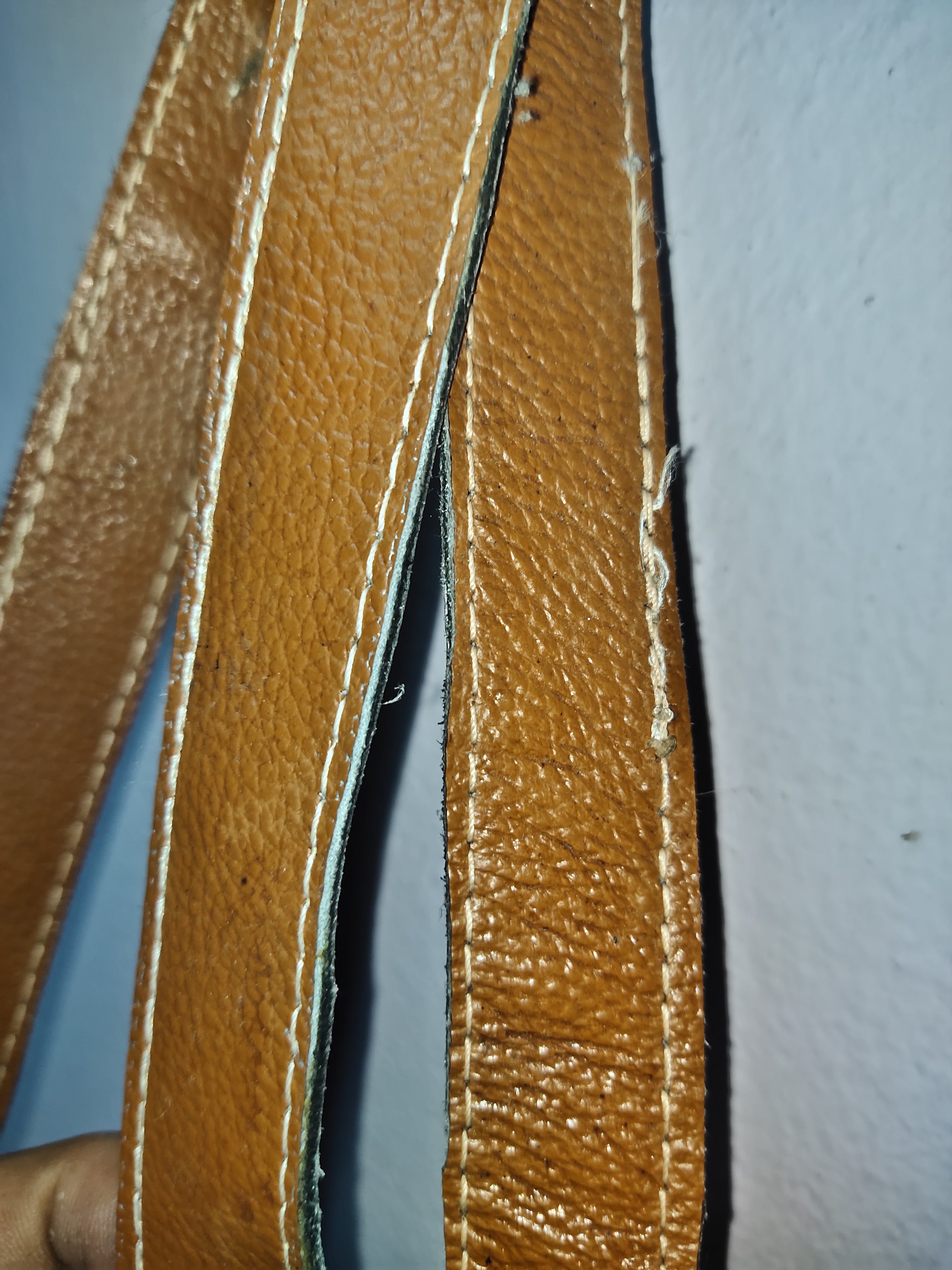 Vintage celine triomphe leather shoulder bag - 9