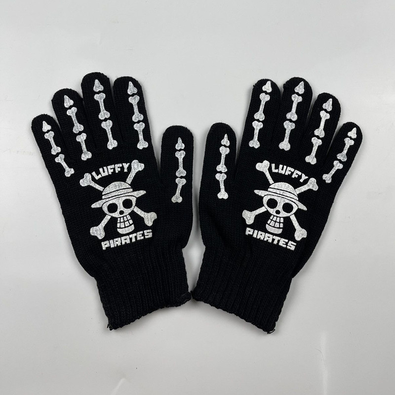 one piece skulls and bone glove tc19 - 1