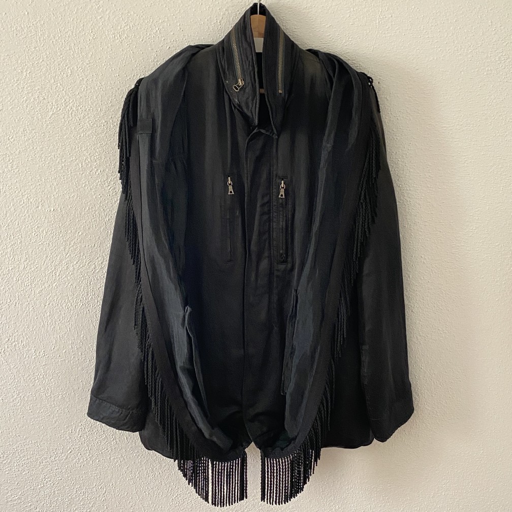 Military Layered Fringe Jacket - 2