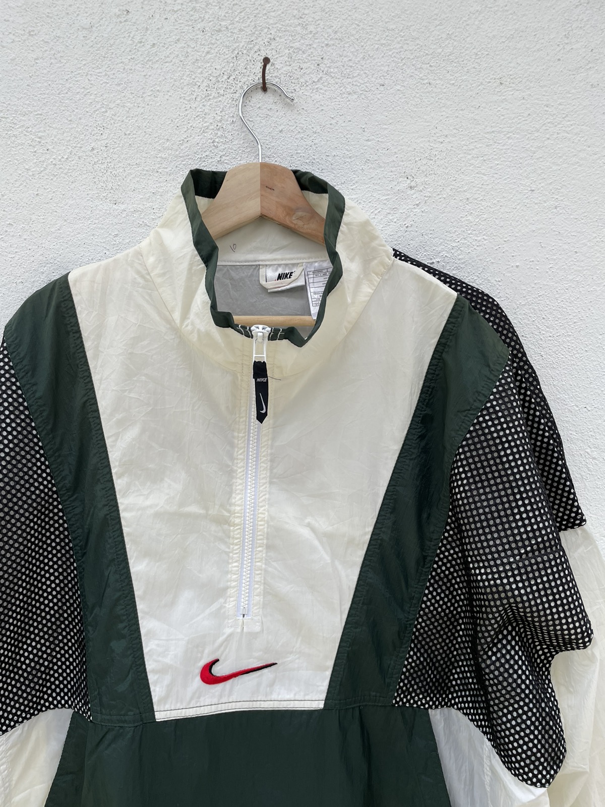 Vintage 90s Nike Swoosh Big Logo Windbreaker Jacket - 3